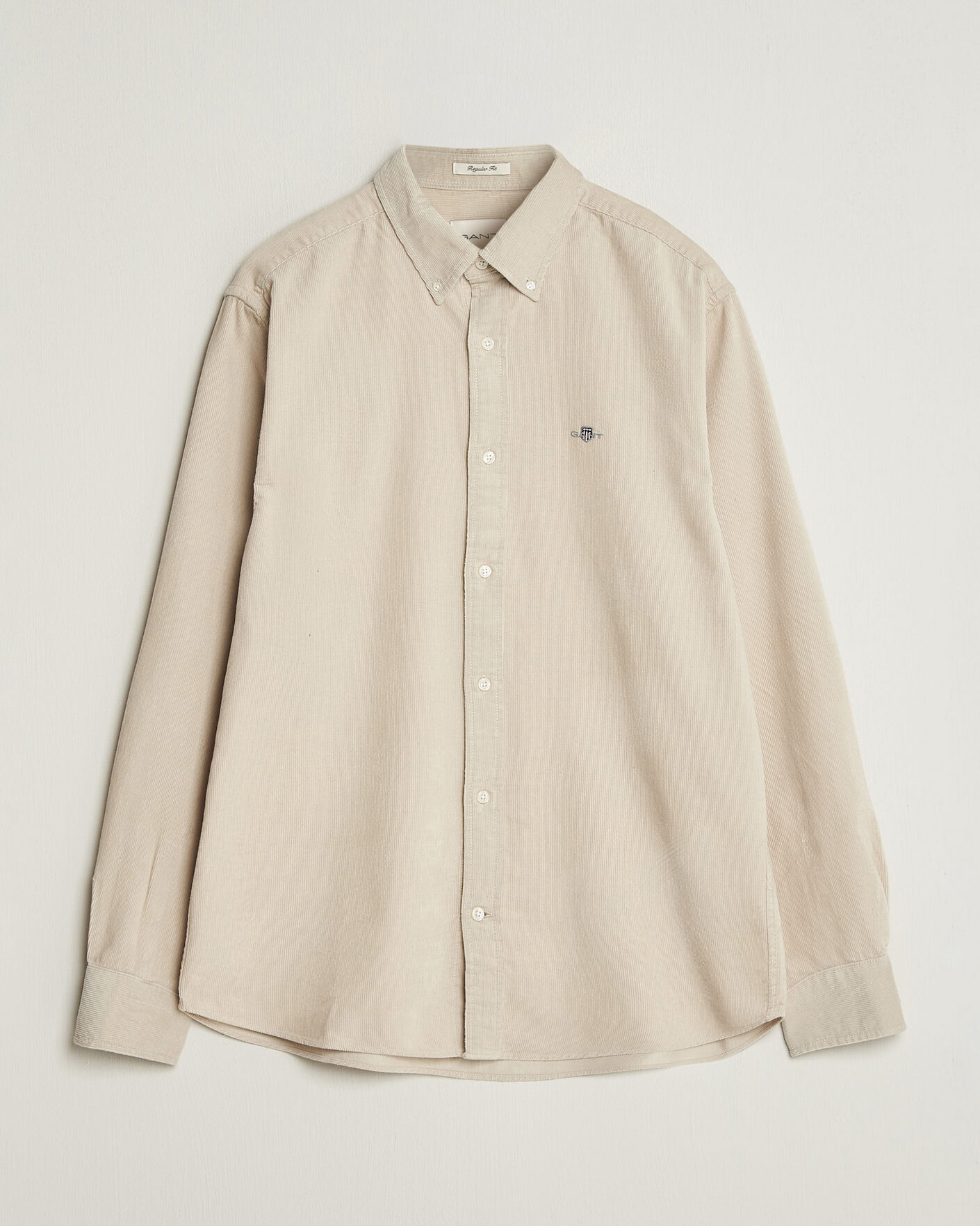 Mies | Kauluspaidat | Gant | Regular Fit Corduroy Shirt Clay Beige