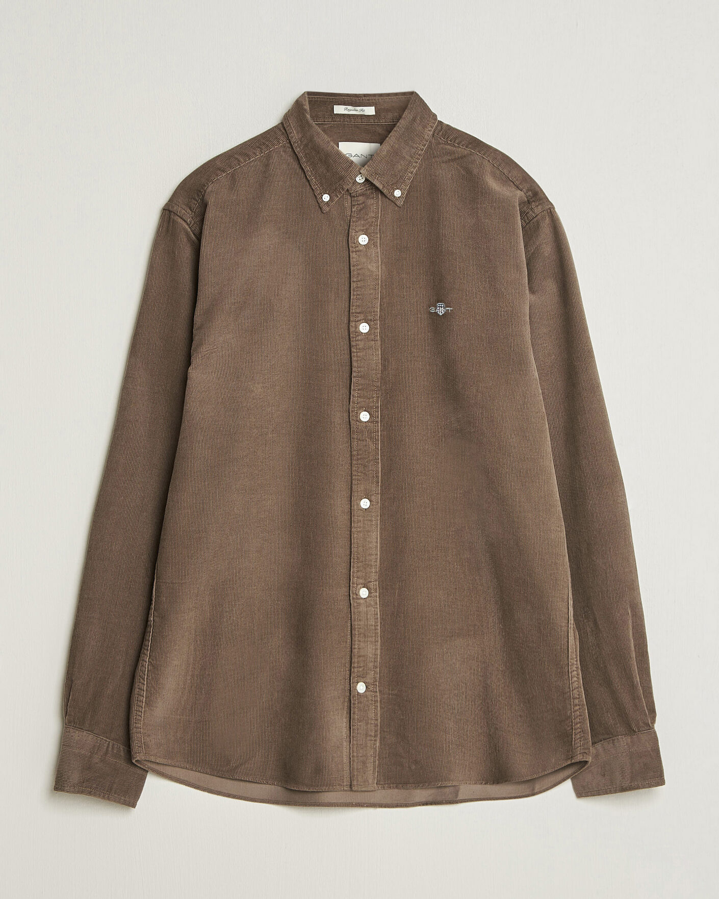Mies | Kauluspaidat | Gant | Regular Fit Corduroy Shirt Faded Taupe