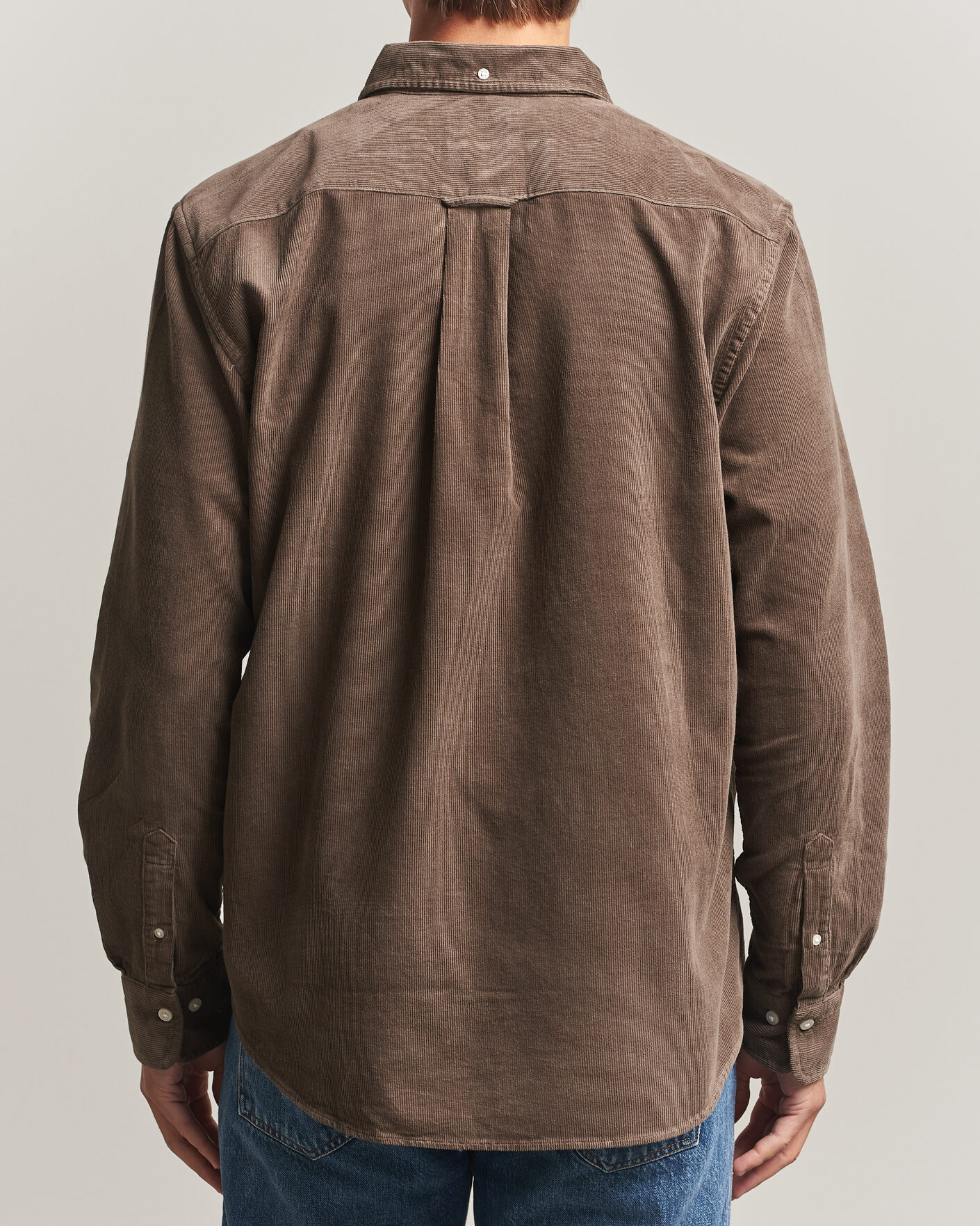 Mies | Kauluspaidat | Gant | Regular Fit Corduroy Shirt Faded Taupe