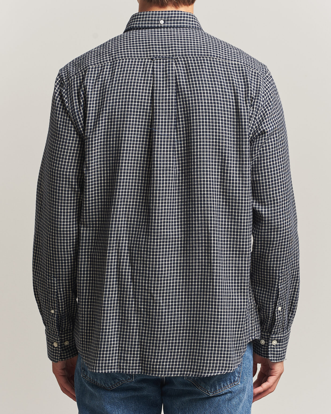 Mies | Kauluspaidat | Gant | Regular Fit Windblown Flannel Checked Shirt Evening Blue