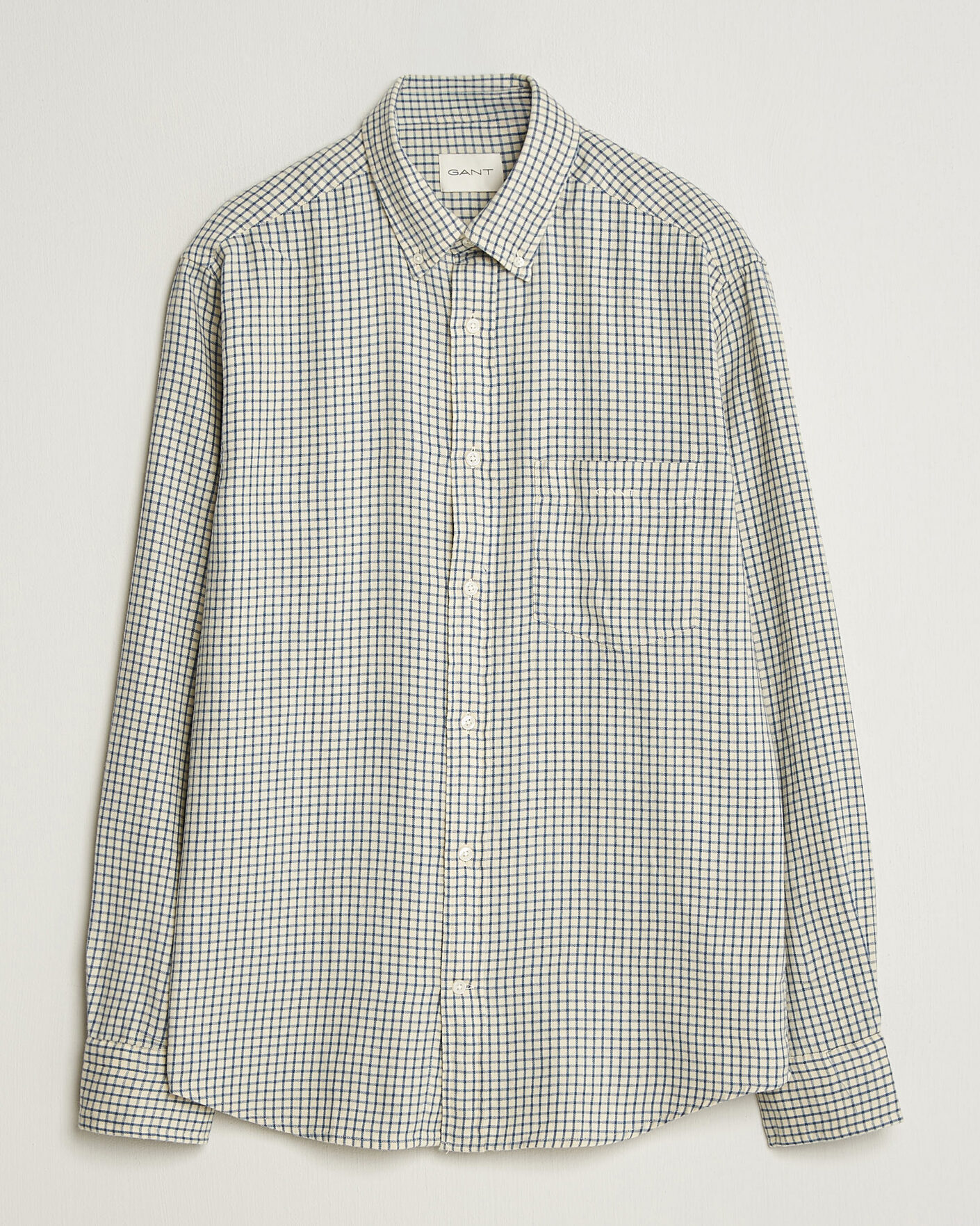 Mies | Kauluspaidat | Gant | Regular Fit Windblown Flannel Checked Shirt Blue Horizon