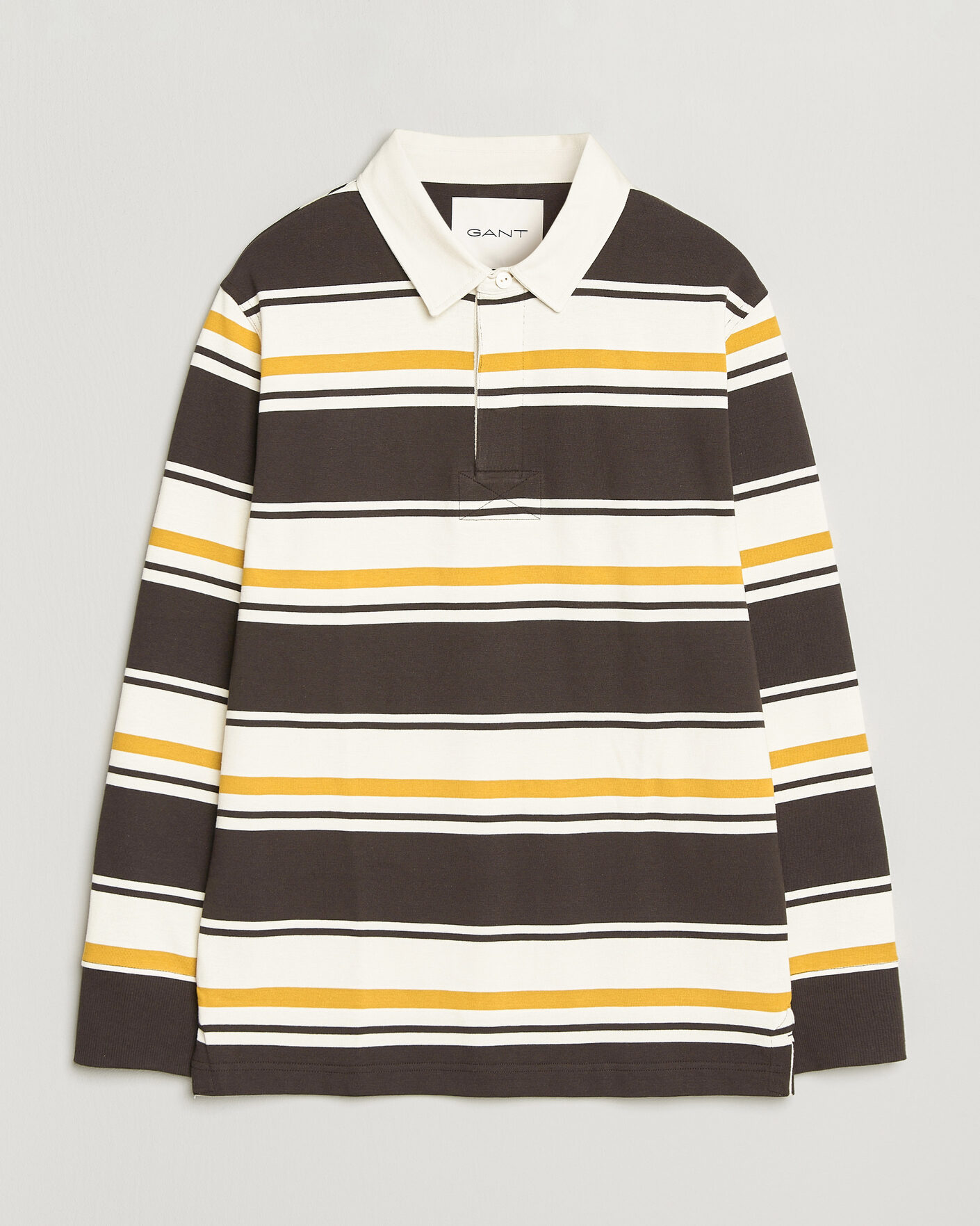 Mies | Puserot | Gant | Striped Heavy Rugger Charred Wood Brown