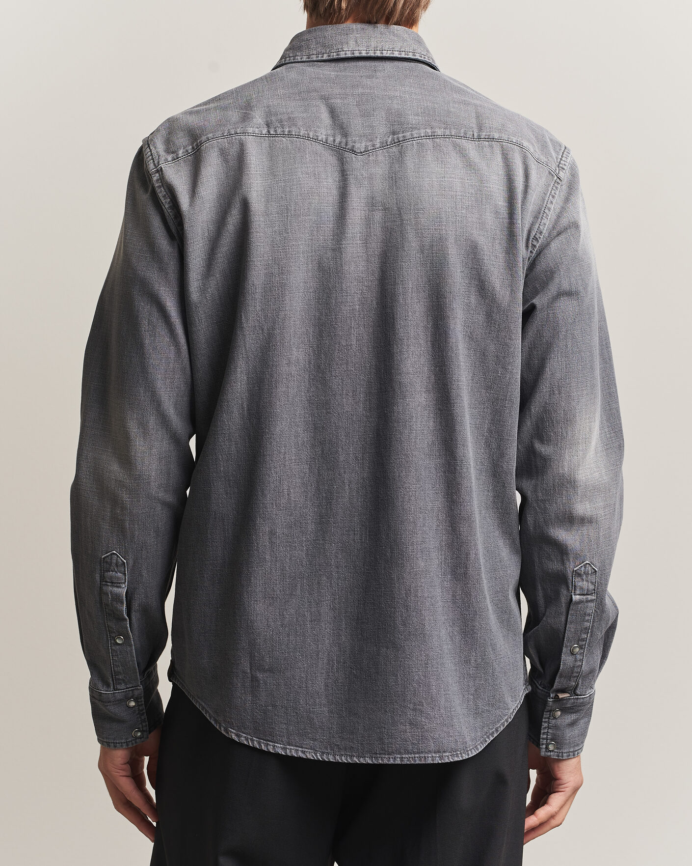 Mies | Kauluspaidat | Jacob Cohën | Denim Western Pocket Overshirt Grey