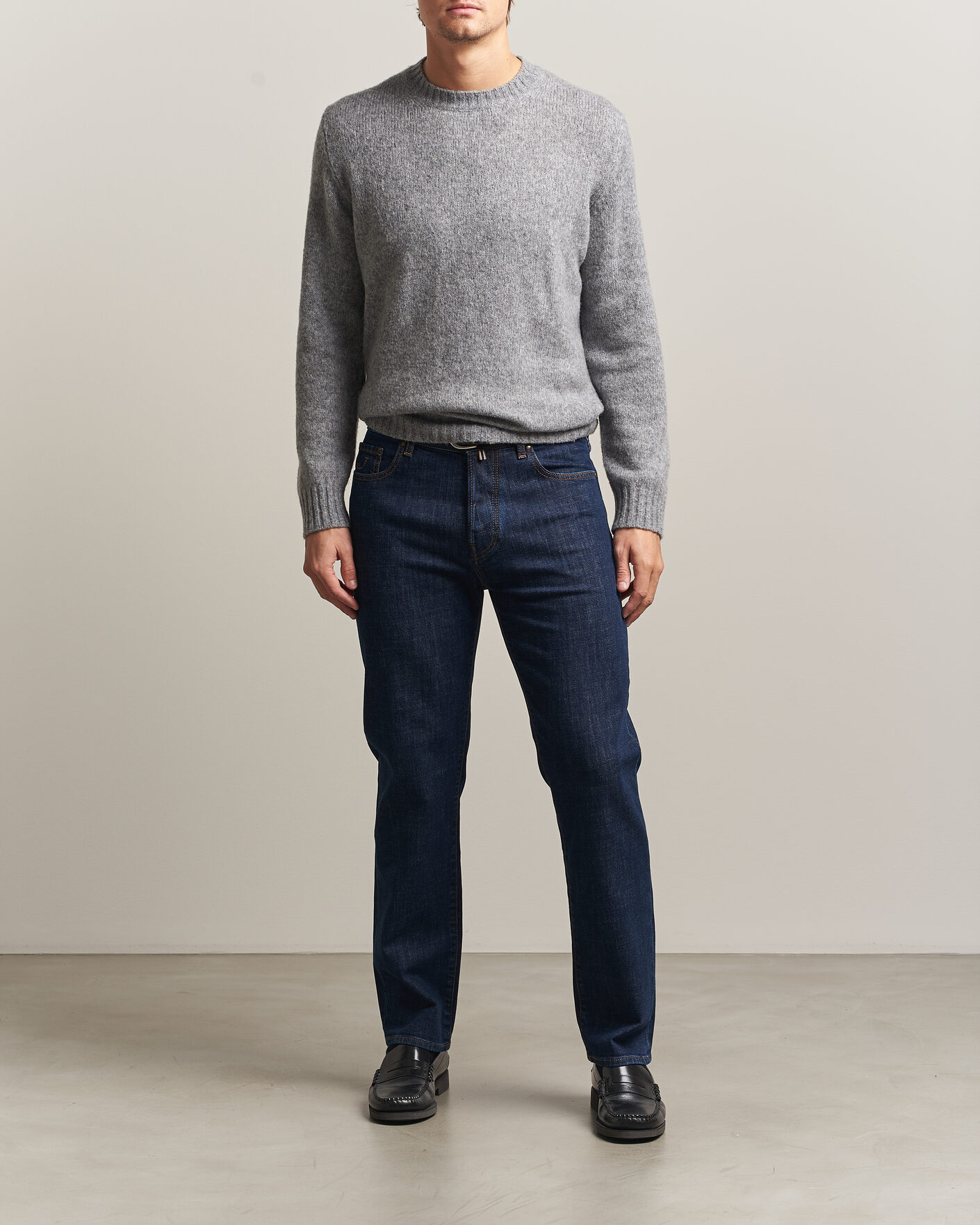 Mies | Farkut | Jacob Cohën | Edos Regular Straight Fit Jeans Dark Blue