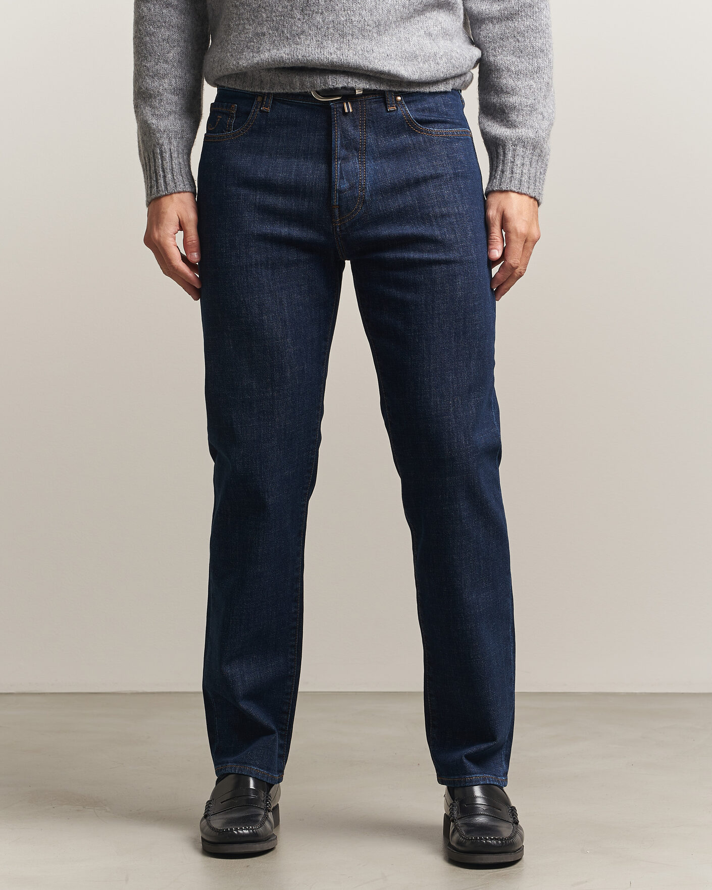 Mies | Farkut | Jacob Cohën | Edos Regular Straight Fit Jeans Dark Blue