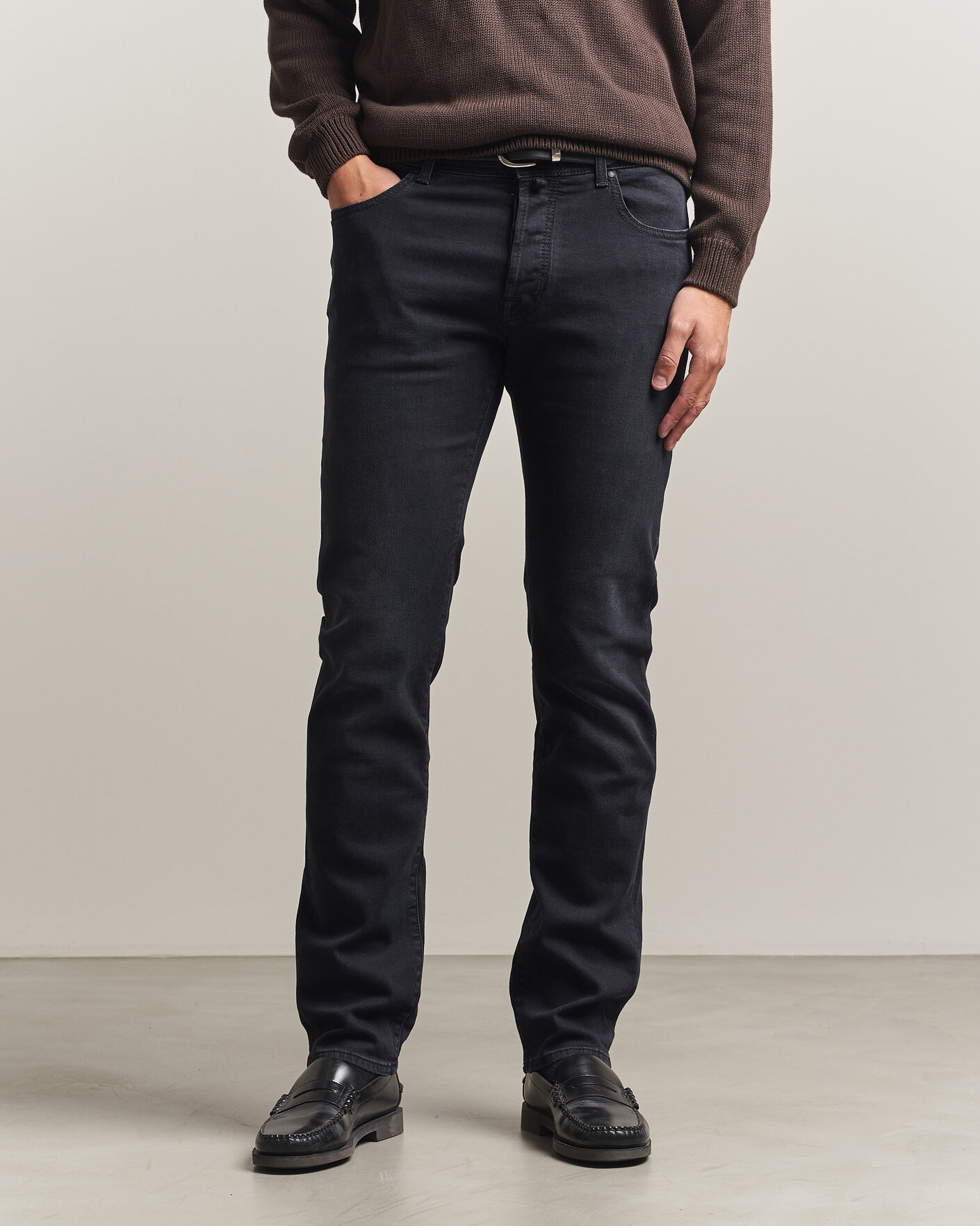 Mies | Farkut | Jacob Cohën | Bard Slim Fit Stretch Jeans Washed Black