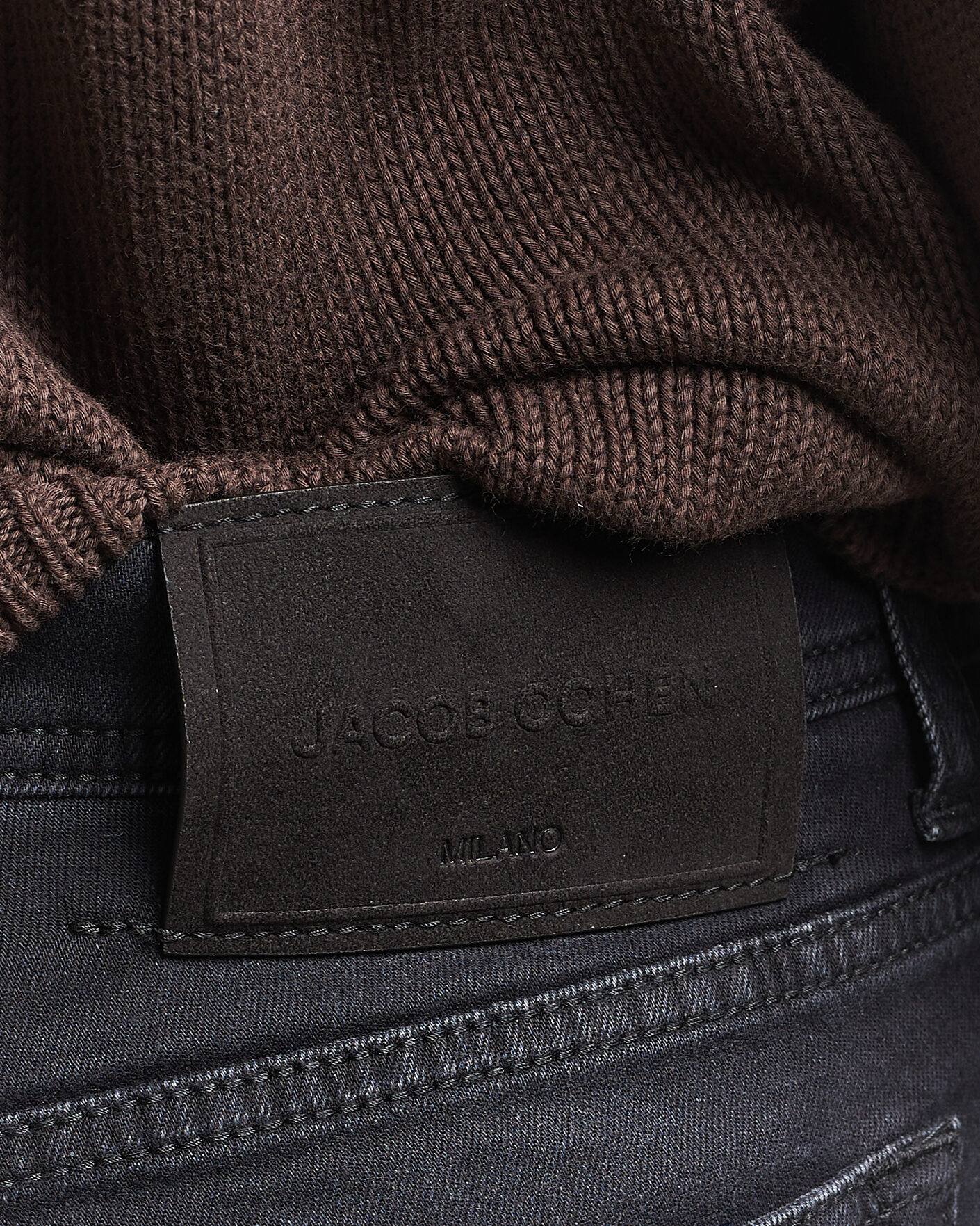 Mies | Farkut | Jacob Cohën | Bard Slim Fit Stretch Jeans Washed Black