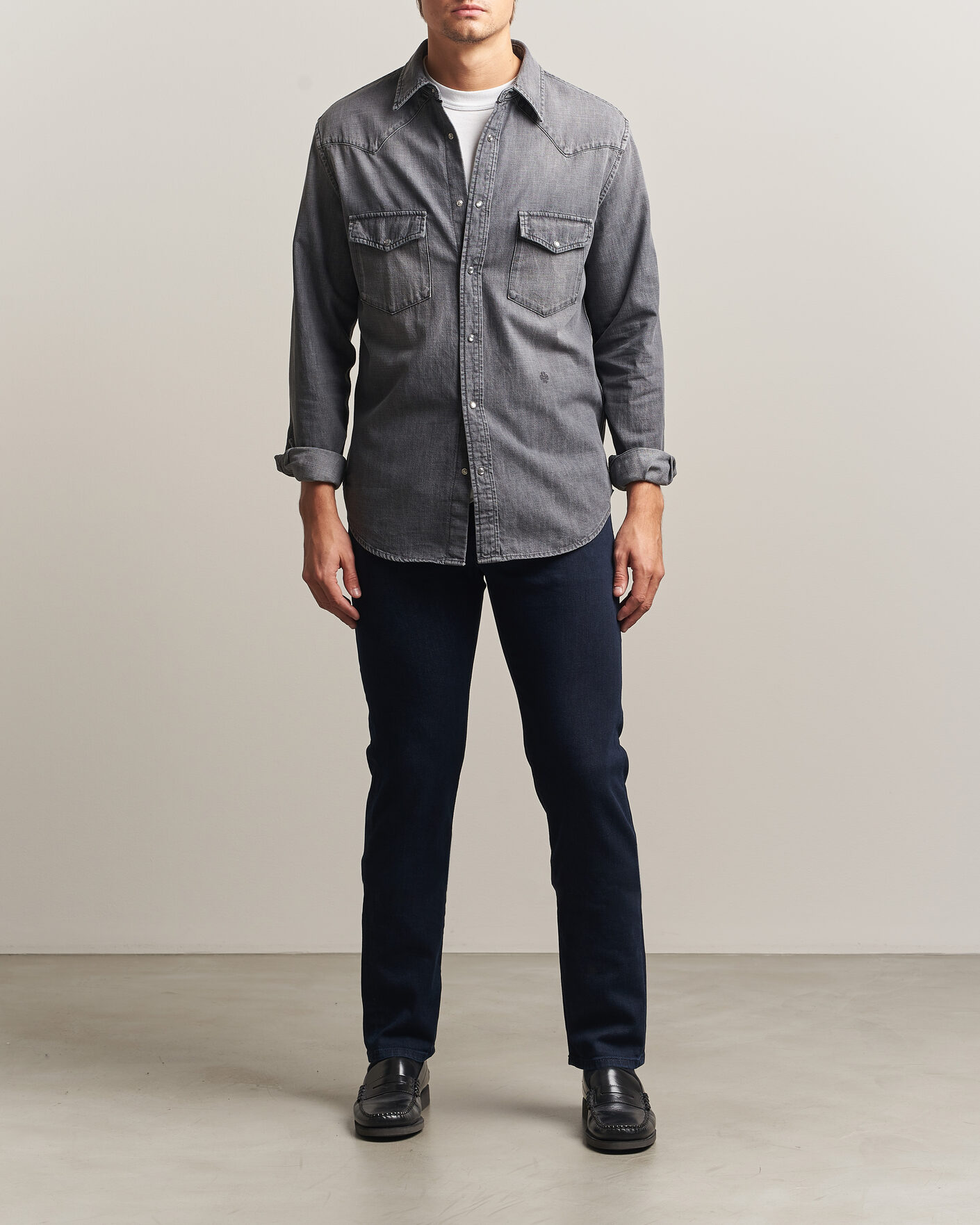 Mies | Farkut | Jacob Cohën | Bard Slim Fit Stretch Jeans Overdyed Blue