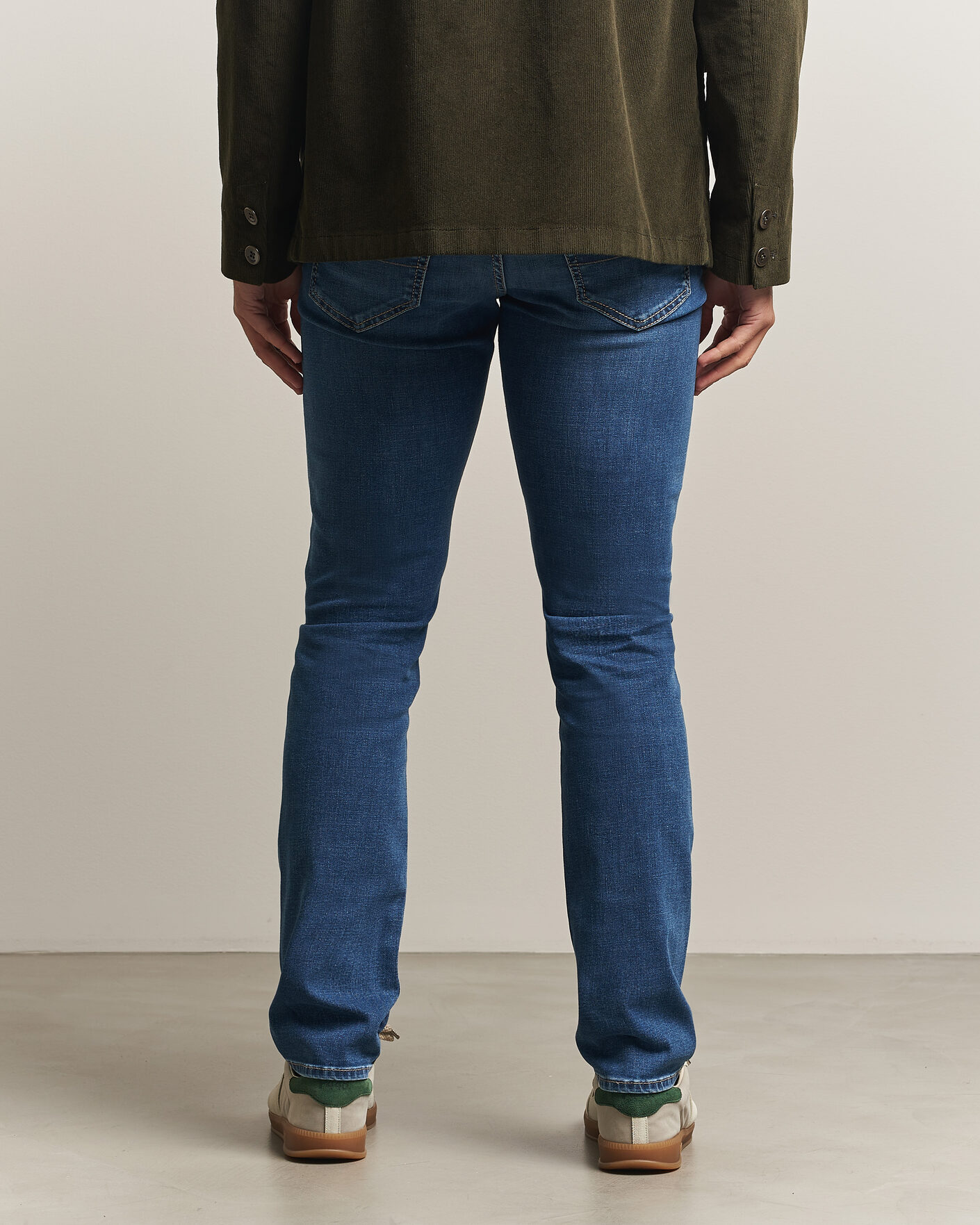 Mies | Farkut | Jacob Cohën | Bard Fast Slim Fit Stretch Jeans Mid Blue