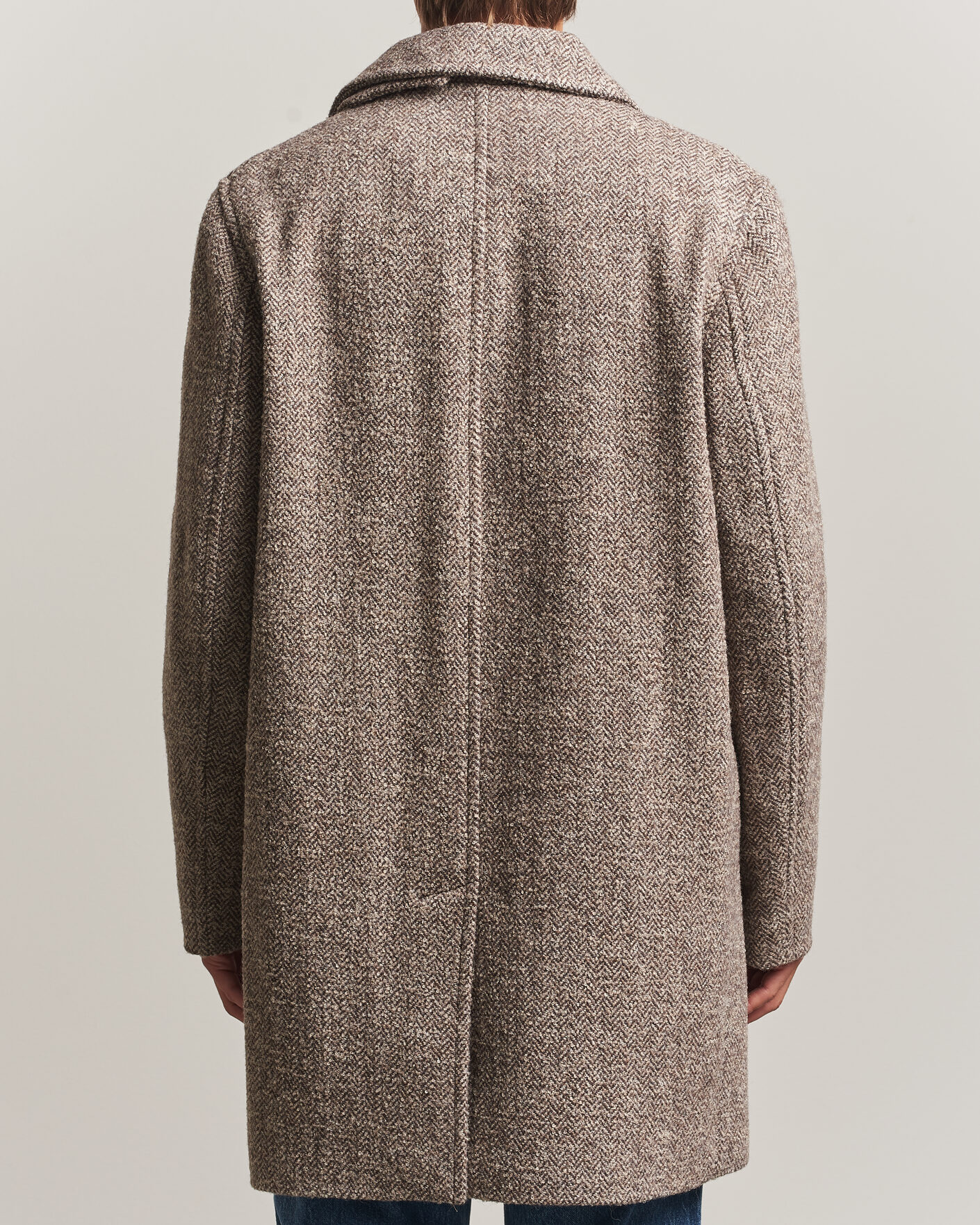 Mies | Takit | Gant | Wool Car Coat Mist Taupe