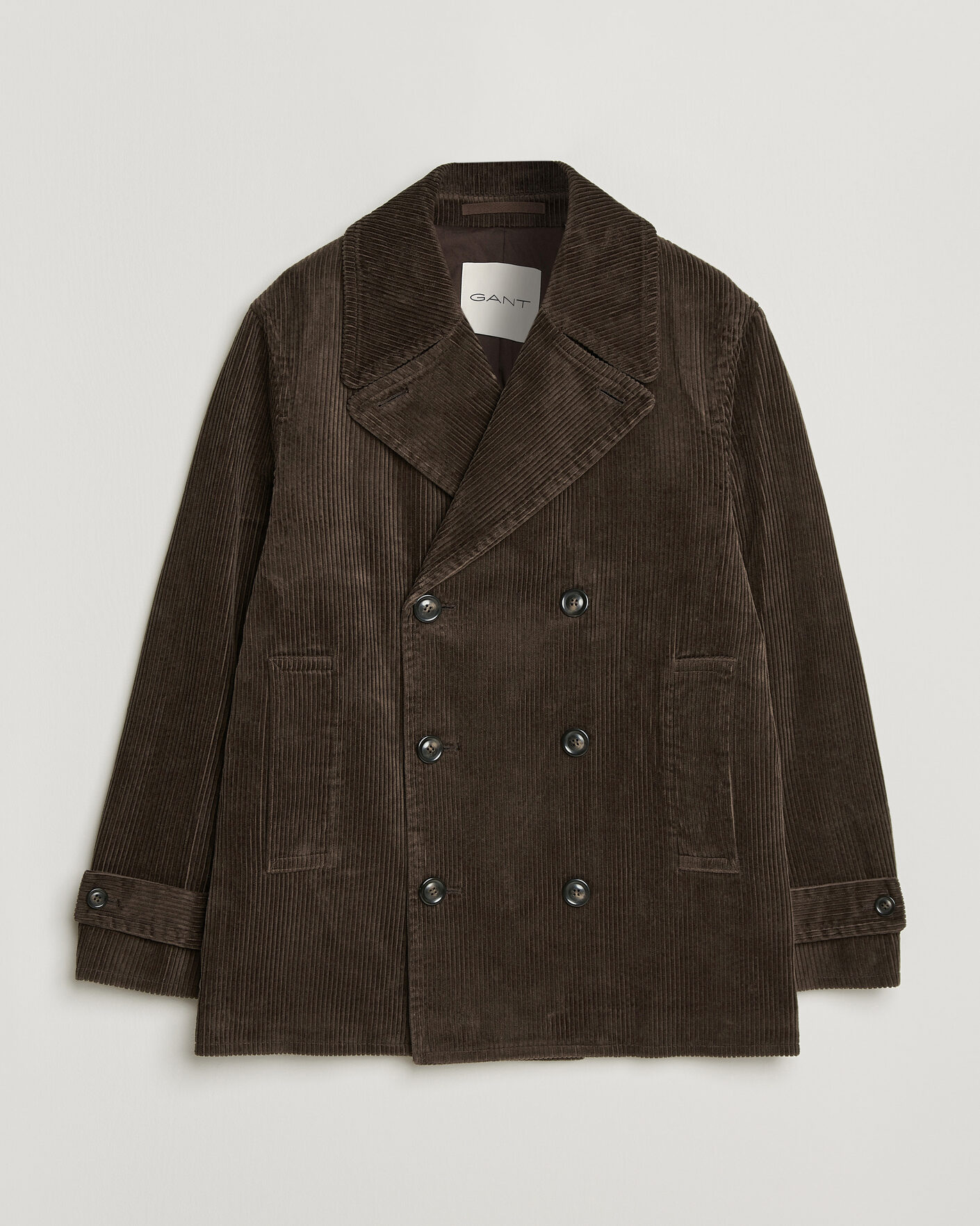 Mies | Takit | Gant | Corduroy Peacoat Black Brown