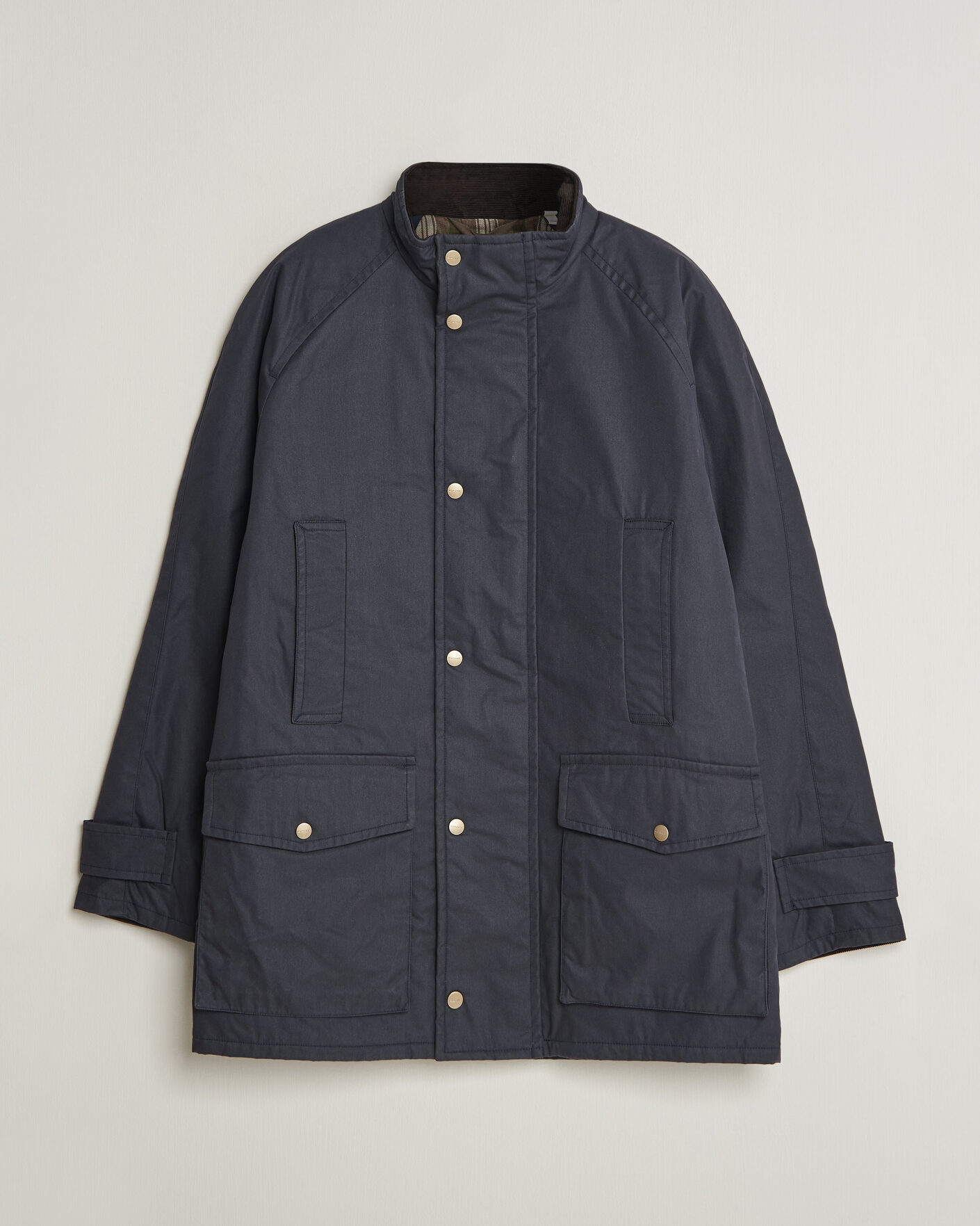 Mies | Takit | Gant | Waxed Double Decker Jacket Evening Blue