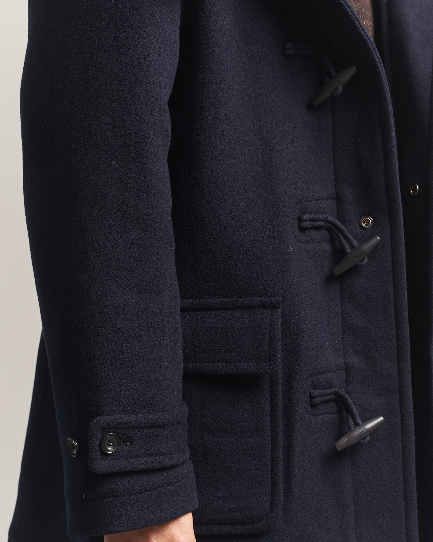 Mies | Takit | Gant | Classic Wool Duffle Coat Evening Blue