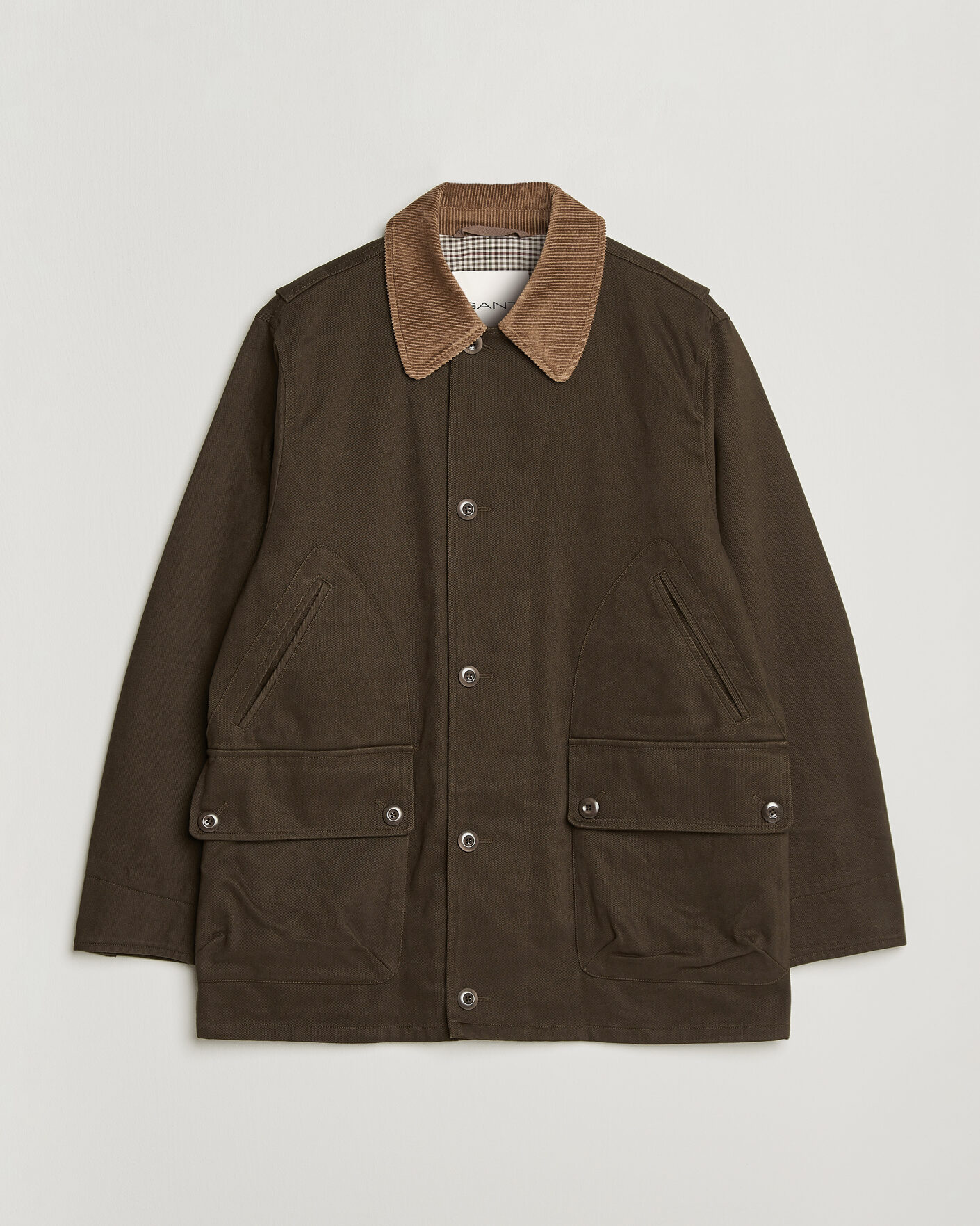 Mies | Takit | Gant | Moleskin Decker Jacket Dark Moss Green
