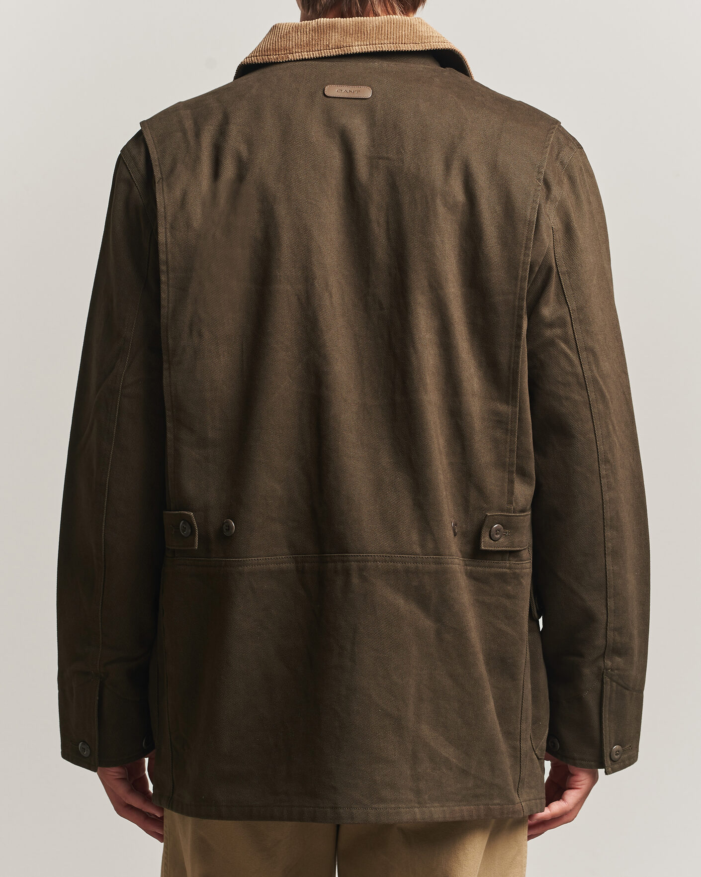 Mies | Takit | Gant | Moleskin Decker Jacket Dark Moss Green