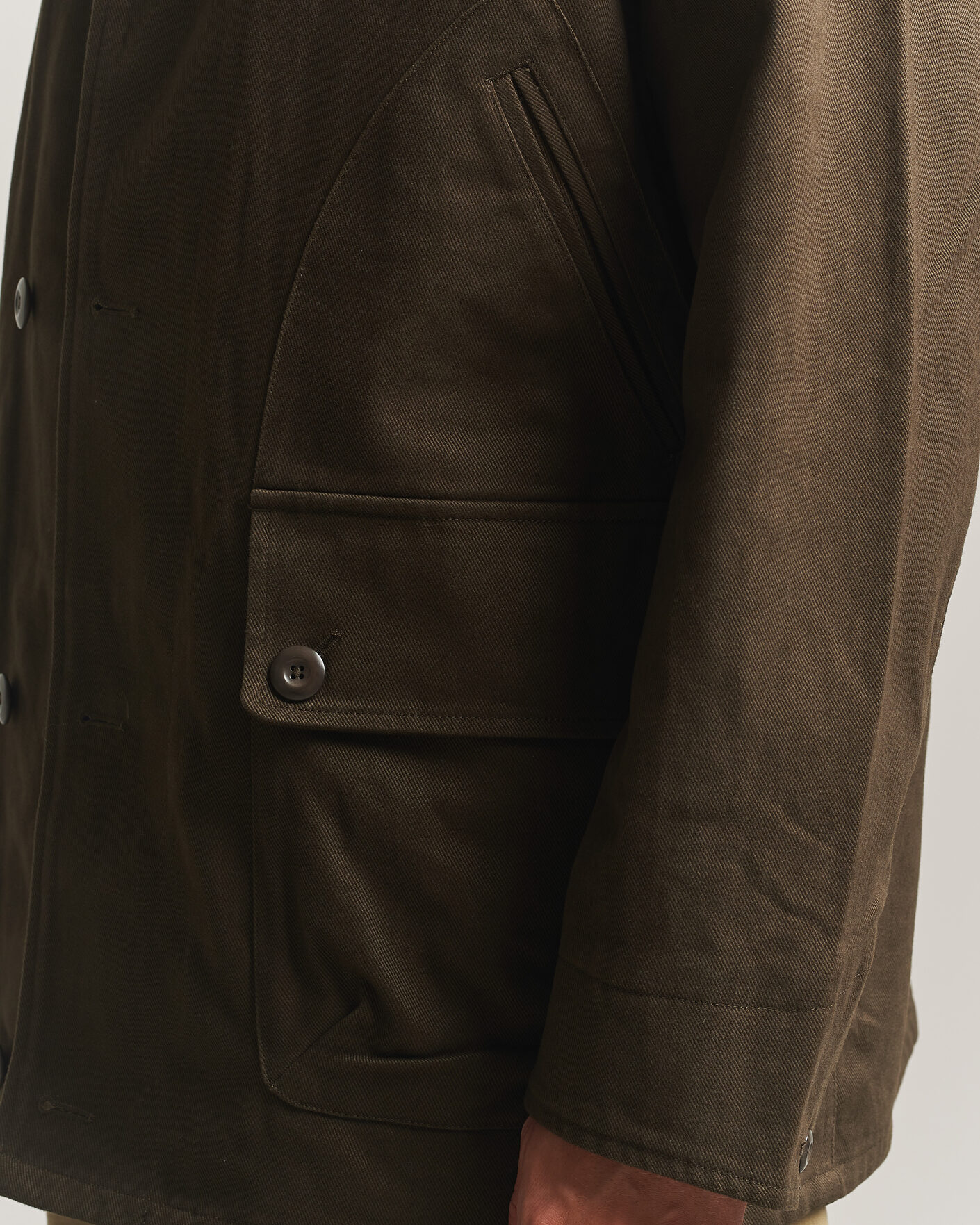Mies | Takit | Gant | Moleskin Decker Jacket Dark Moss Green