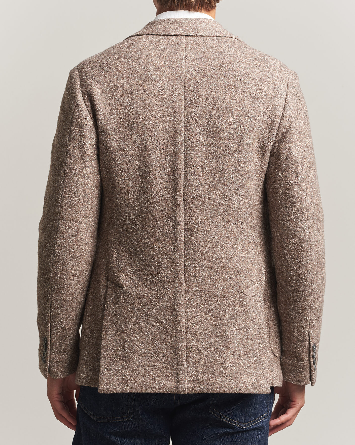 Mies | Pikkutakit | Gant | Wool/Silk Jersey Blazer Clay Beige