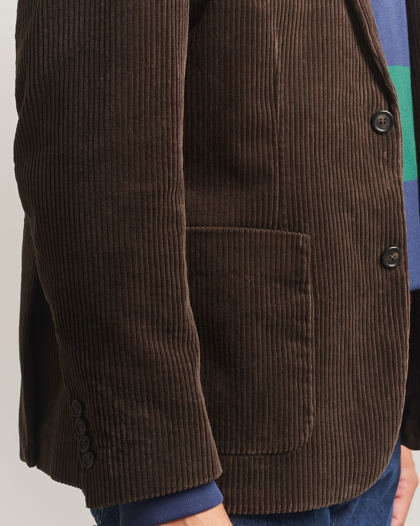 Mies | Pikkutakit | Gant | Corduroy Blazer Black Brown