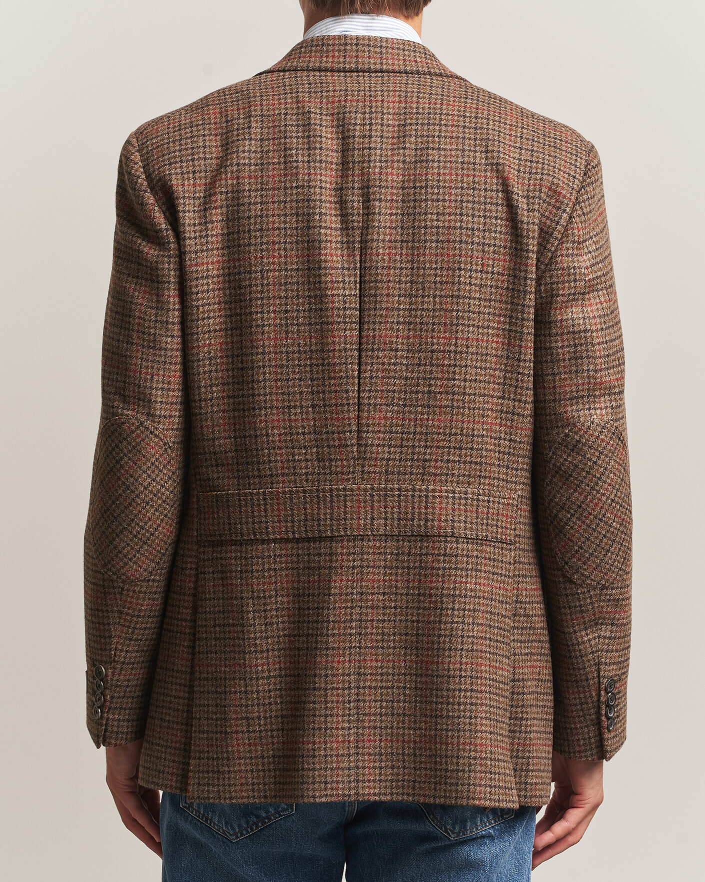 Mies | Takit | Gant | British Tweed Blazer Shadow Brown
