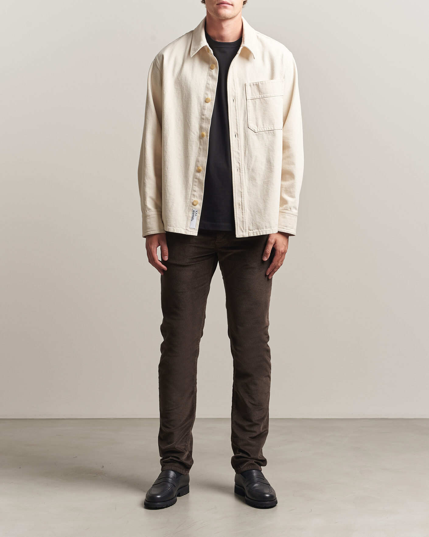 Mies | Housut | Jacob Cohën | Bard 5-Pocket Medium Corduroy Trousers Brown