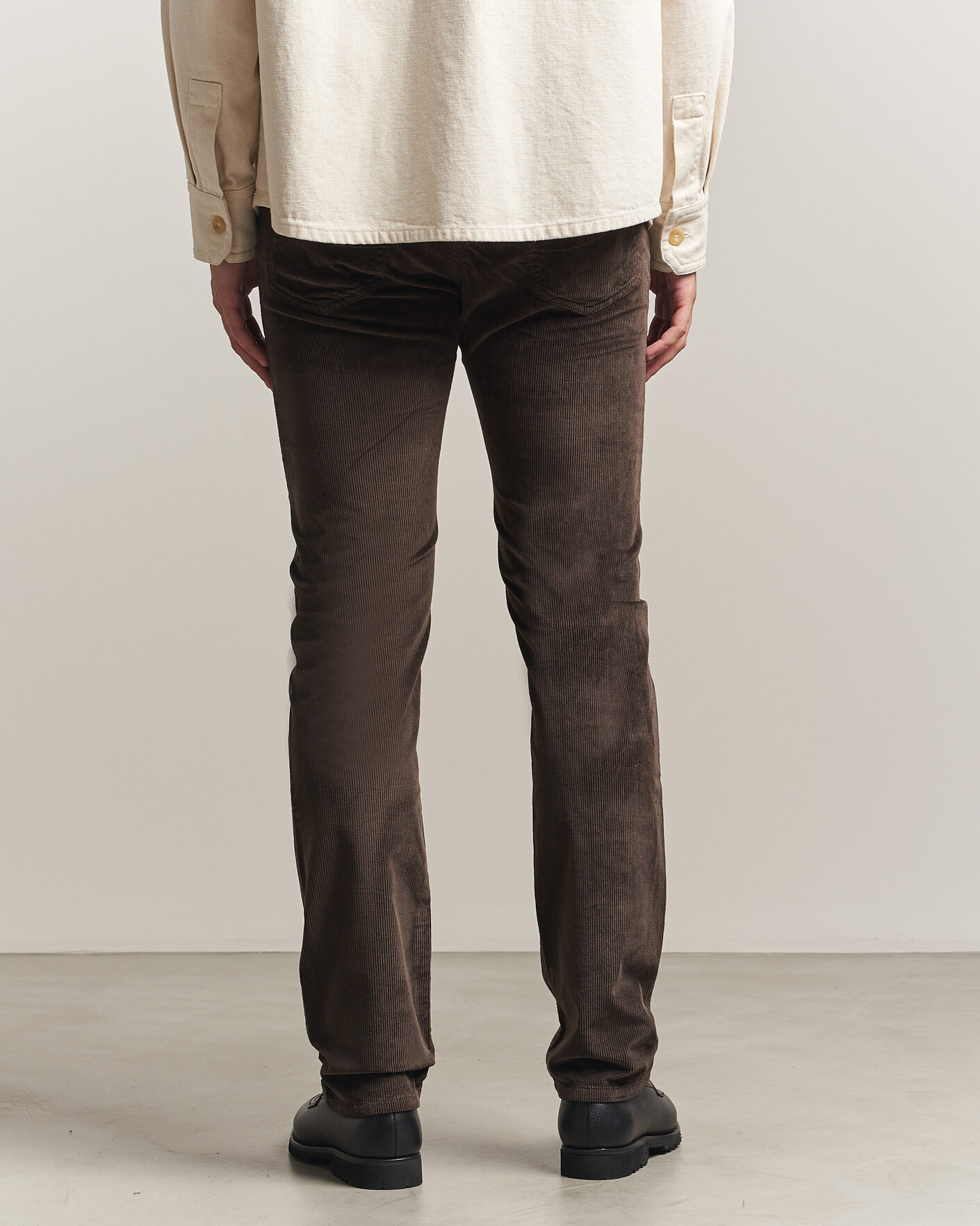 Mies | Housut | Jacob Cohën | Bard 5-Pocket Medium Corduroy Trousers Brown