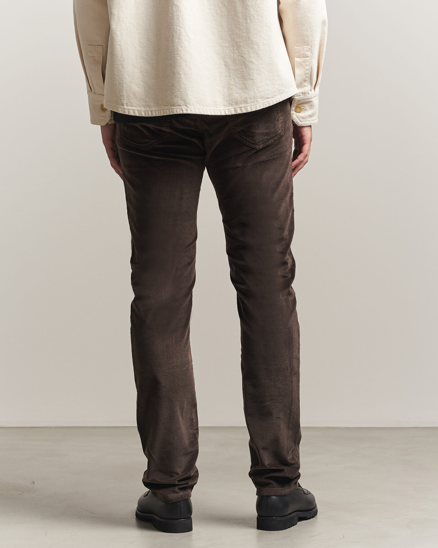 Mies | Housut | Jacob Cohën | Bard 5-Pocket Medium Corduroy Trousers Brown