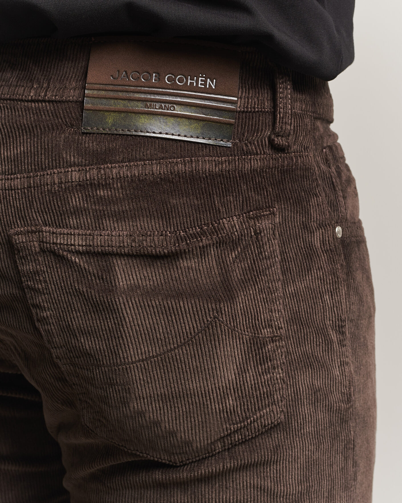 Mies | Housut | Jacob Cohën | Bard 5-Pocket Medium Corduroy Trousers Brown