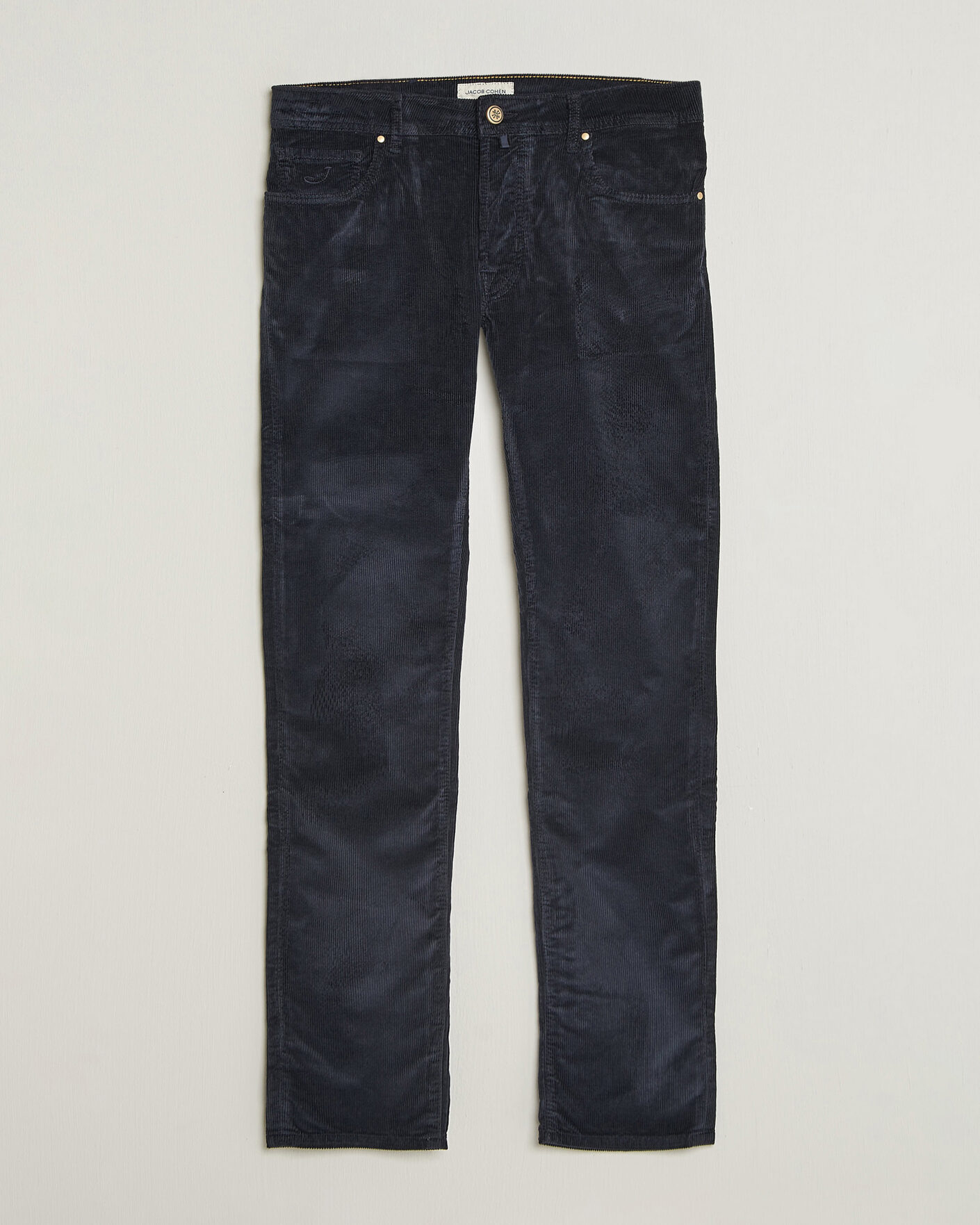 Mies | Housut | Jacob Cohën | Bard 5-Pocket Medium Corduroy Trousers Navy