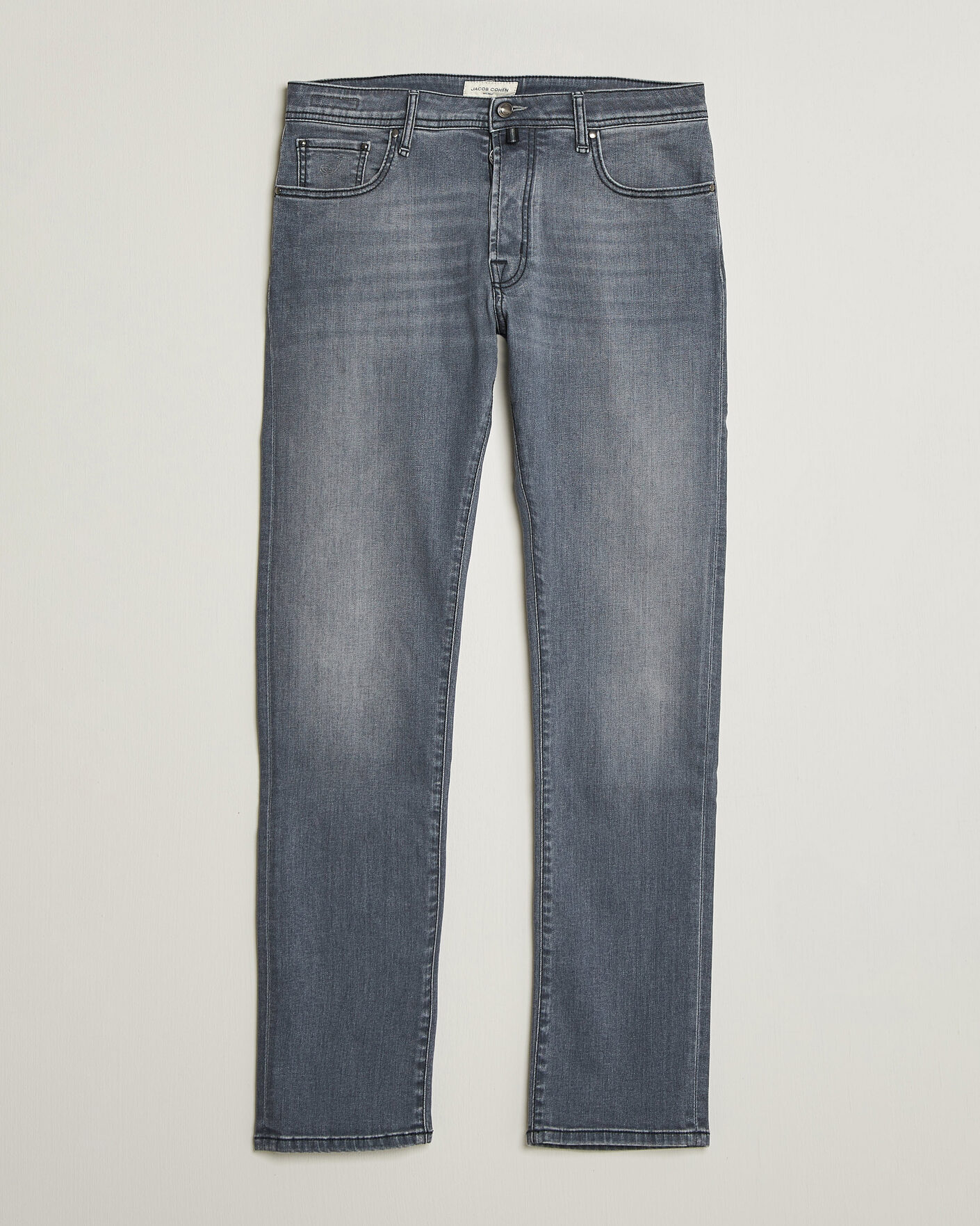 Mies | Farkut | Jacob Cohën | Bard Slim Fit Stretch Jeans Light Grey