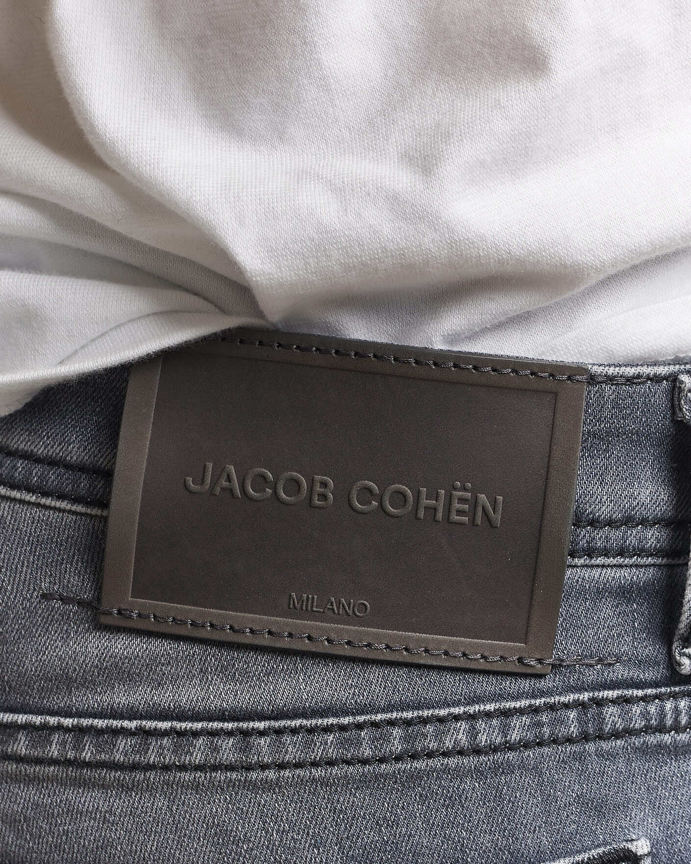 Mies | Farkut | Jacob Cohën | Bard Slim Fit Stretch Jeans Light Grey