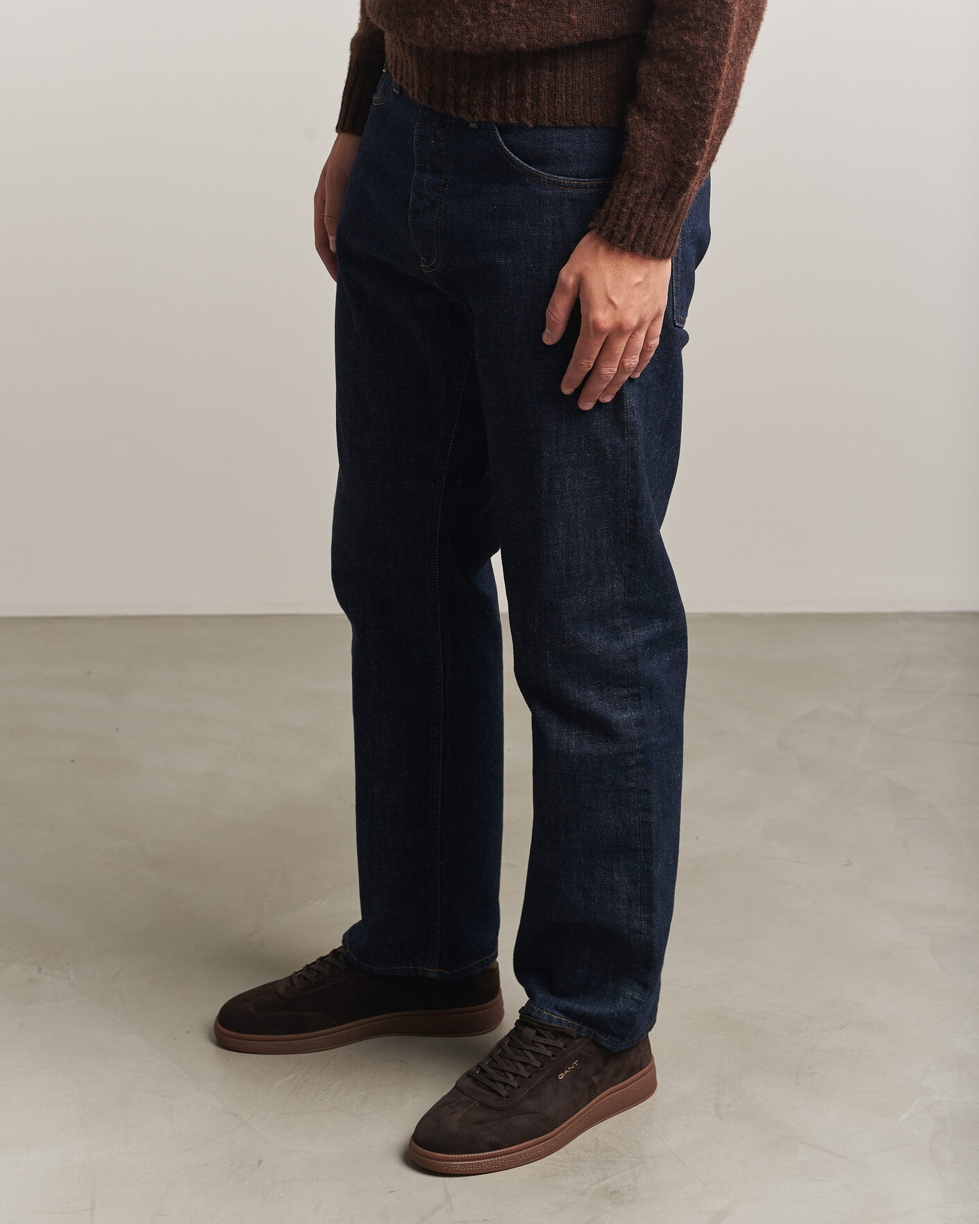 Mies | Tennarit | Gant | Cuzmo Suede Sneaker Dark Brown