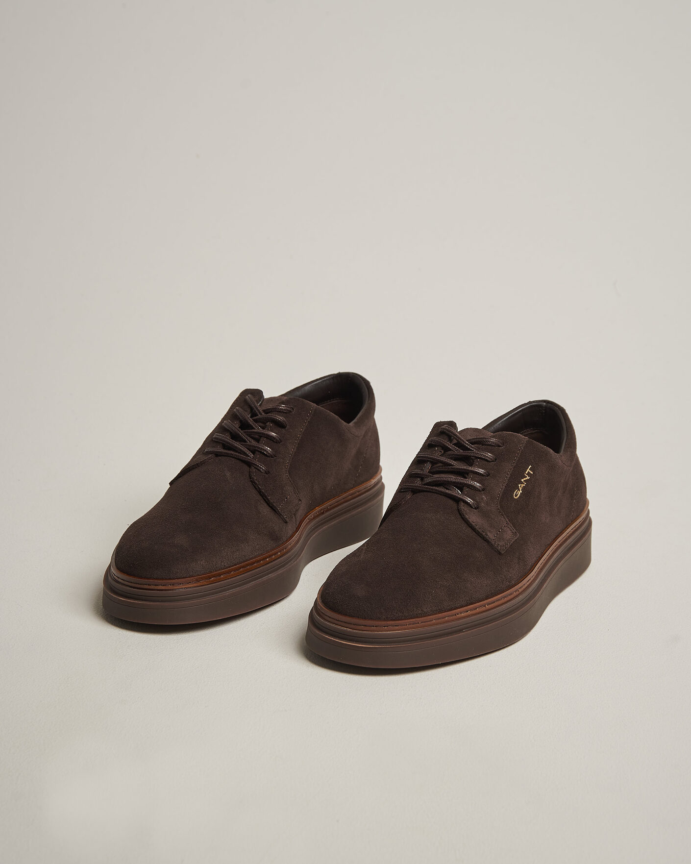 Mies | Tennarit | Gant | Kinzoon Suede Derby Sneaker Espresso Brown