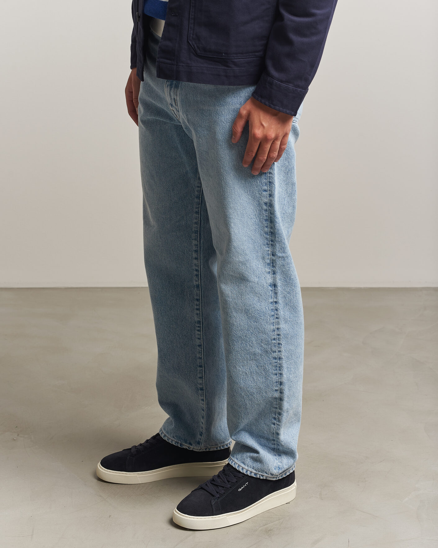 Mies | Tennarit | Gant | Mc Julien Suede Sneaker Dark Blue