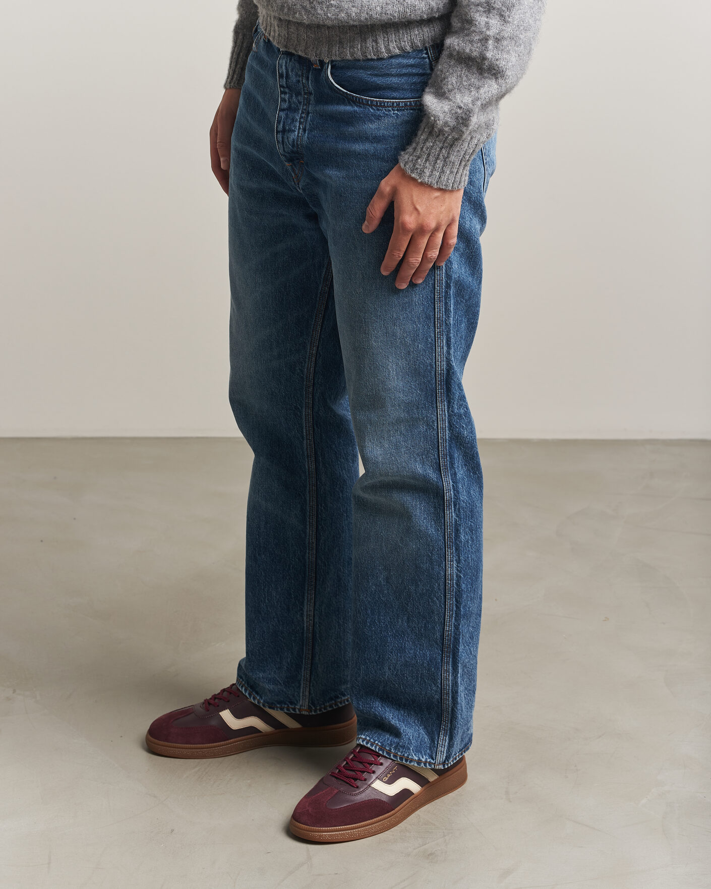 Mies | Tennarit | Gant | Cuzmo Leather/Suede Sneaker Port Wine