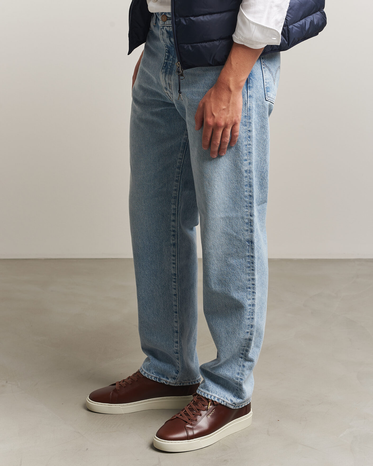 Mies | Tennarit | Gant | Mc Julien Leather Sneaker Cognac