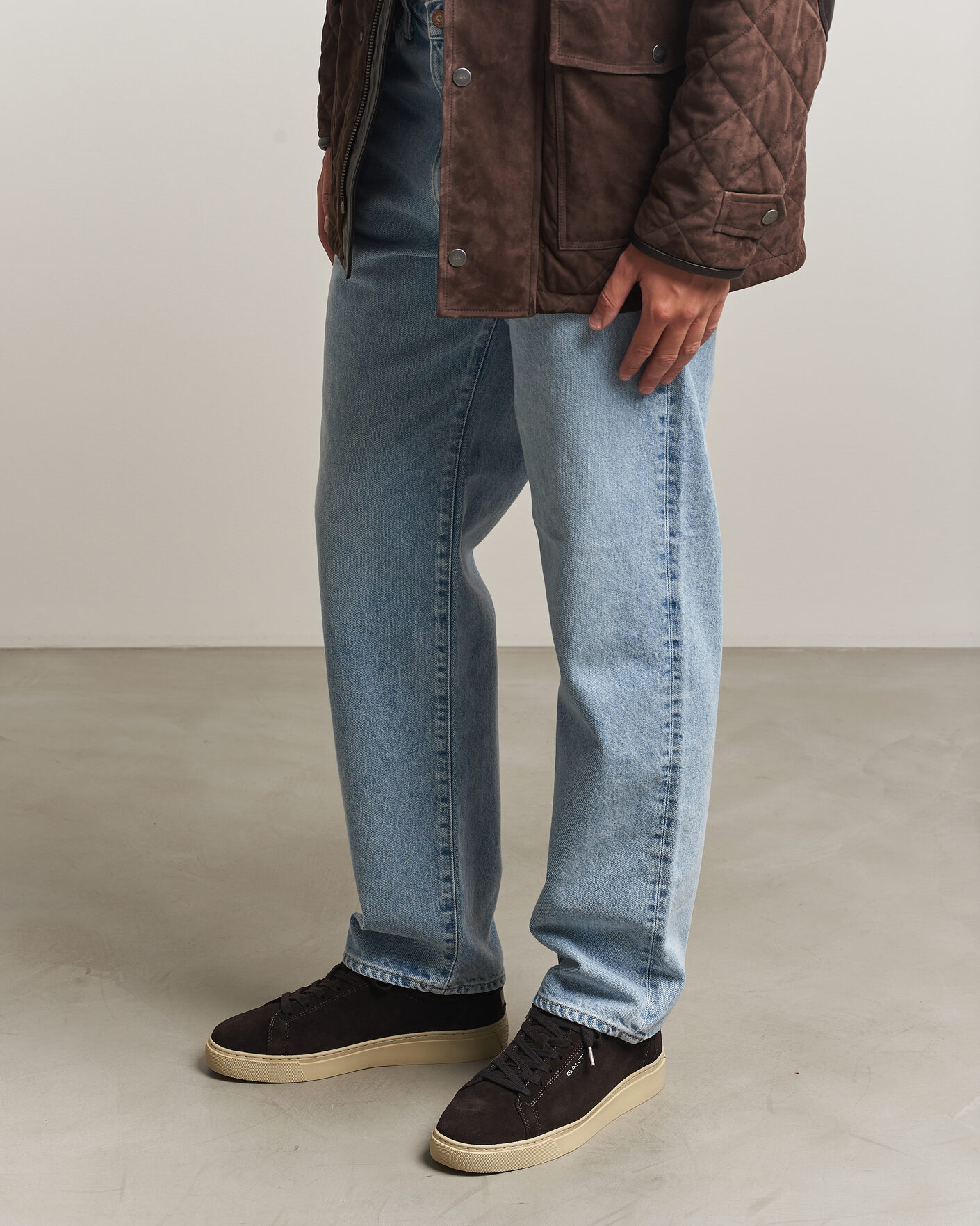Mies | Tennarit | Gant | Mc Julien Suede Sneaker Dark Brown