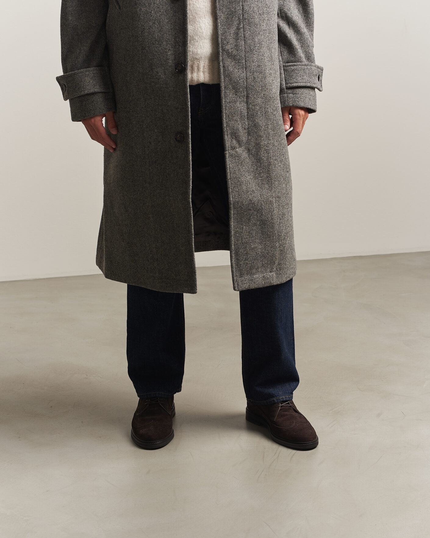 Mies | Brogue-kengät | Gant | Bidford Suede Brogues Dark Brown