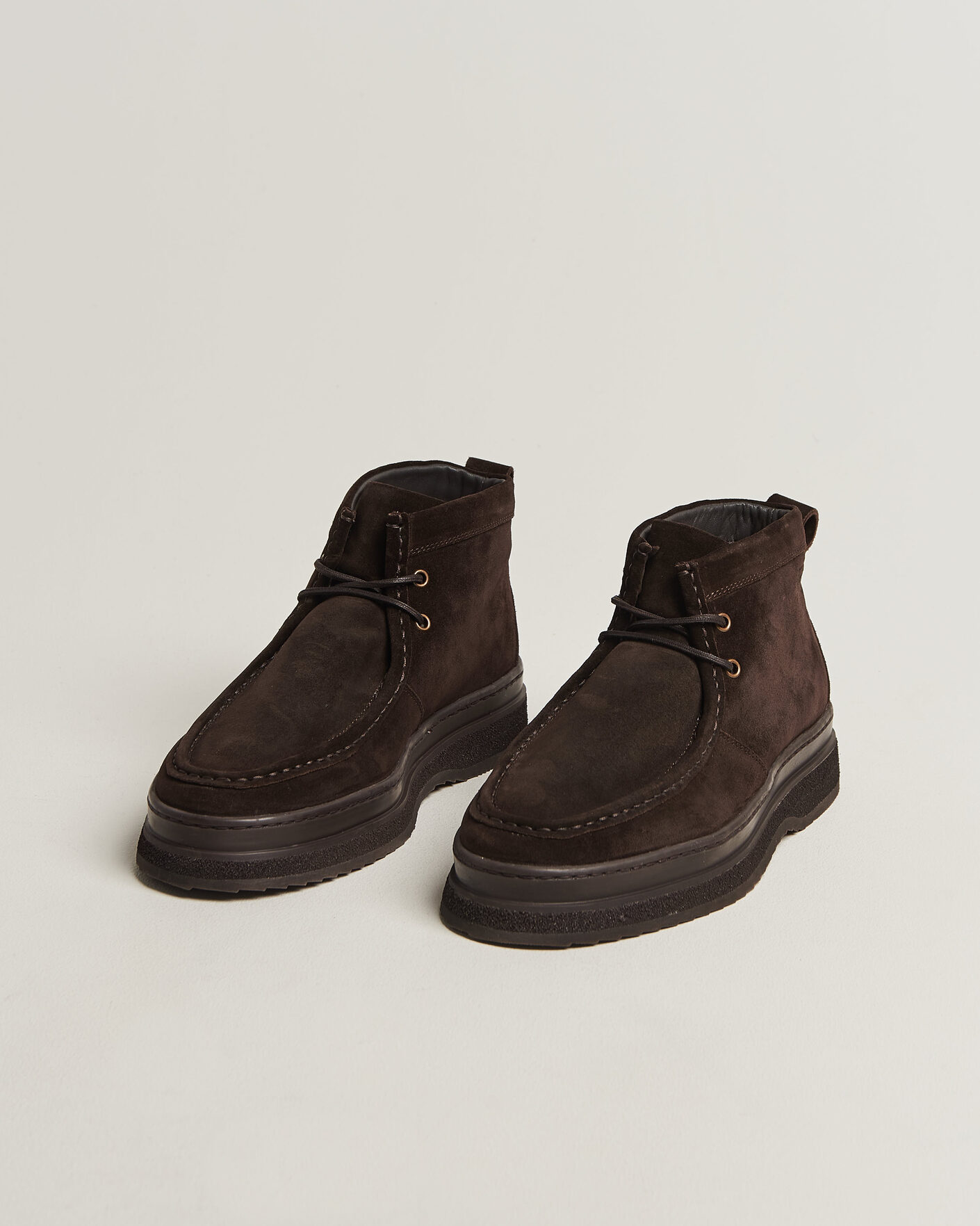 Mies | Nilkkurit | Gant | Blistown Shearling Suede Moc Toe Boot Espresso Brown
