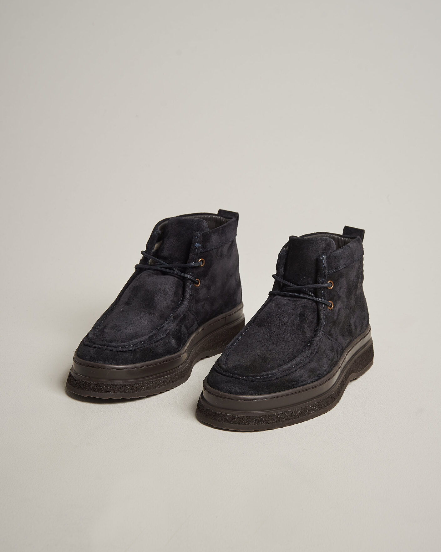 Mies | Nilkkurit | Gant | Blistown Shearling Suede Moc Toe Boot Marine