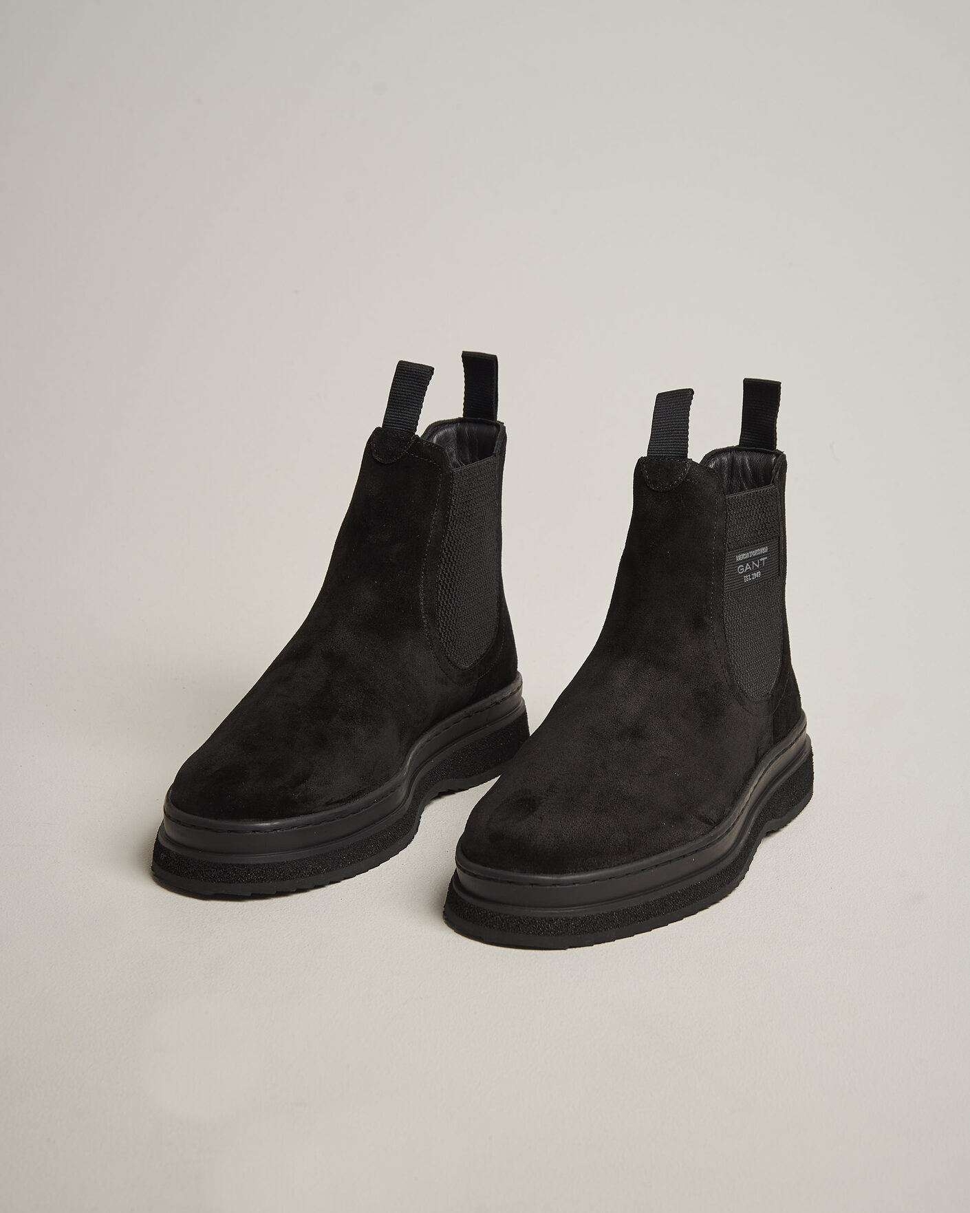 Mies | Nilkkurit | Gant | Blistown Shearling Suede Chelsea Boot Black