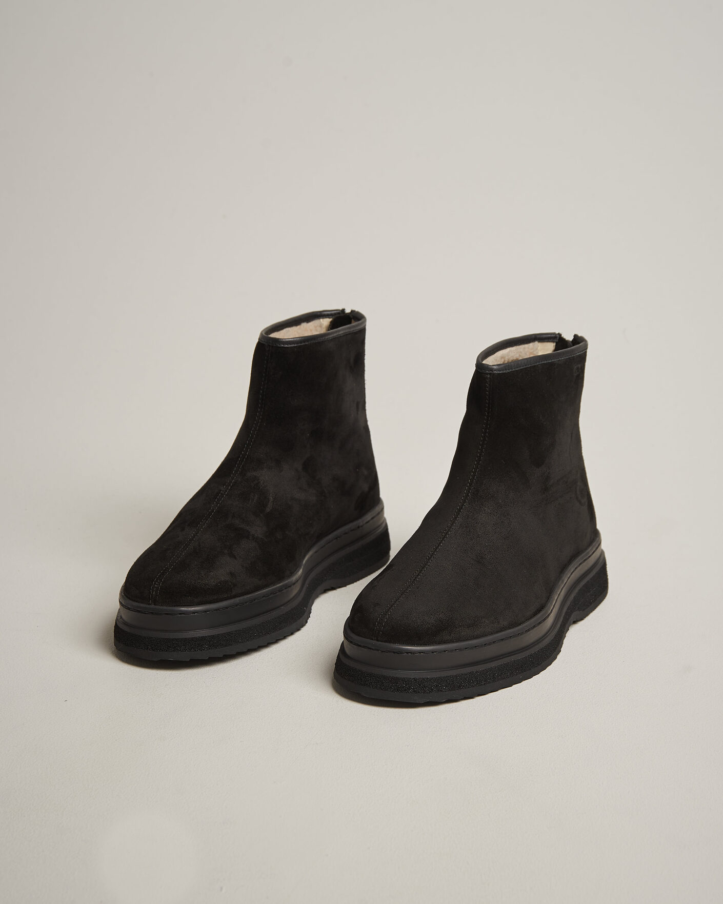 Mies | Nilkkurit | Gant | Blistown Shearling Suede Curling Boot Black