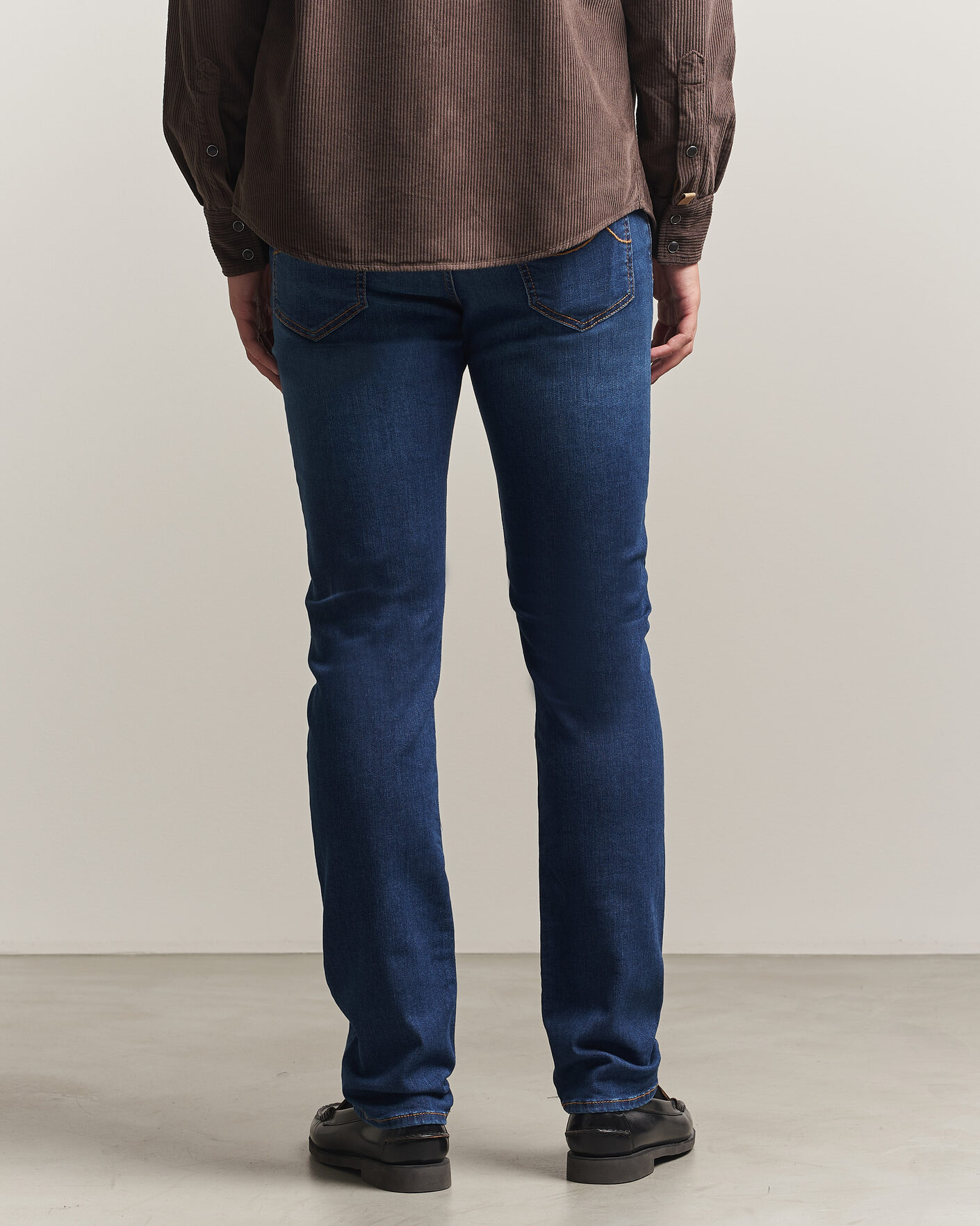 Mies | Farkut | Jacob Cohën | Bard Slim Fit Vintage Wash Stretch Jeans Mid Blue