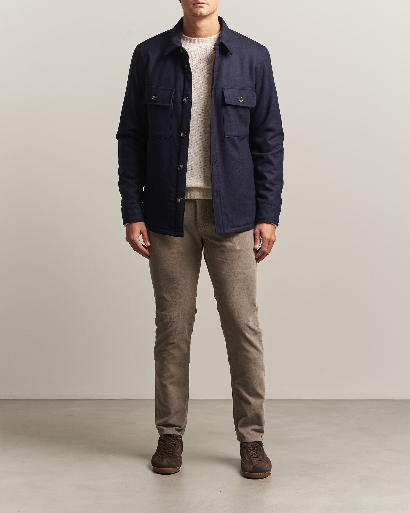 Mies | Housut | Jacob Cohën | Nick Slim Fit Cotton Trousers Grey
