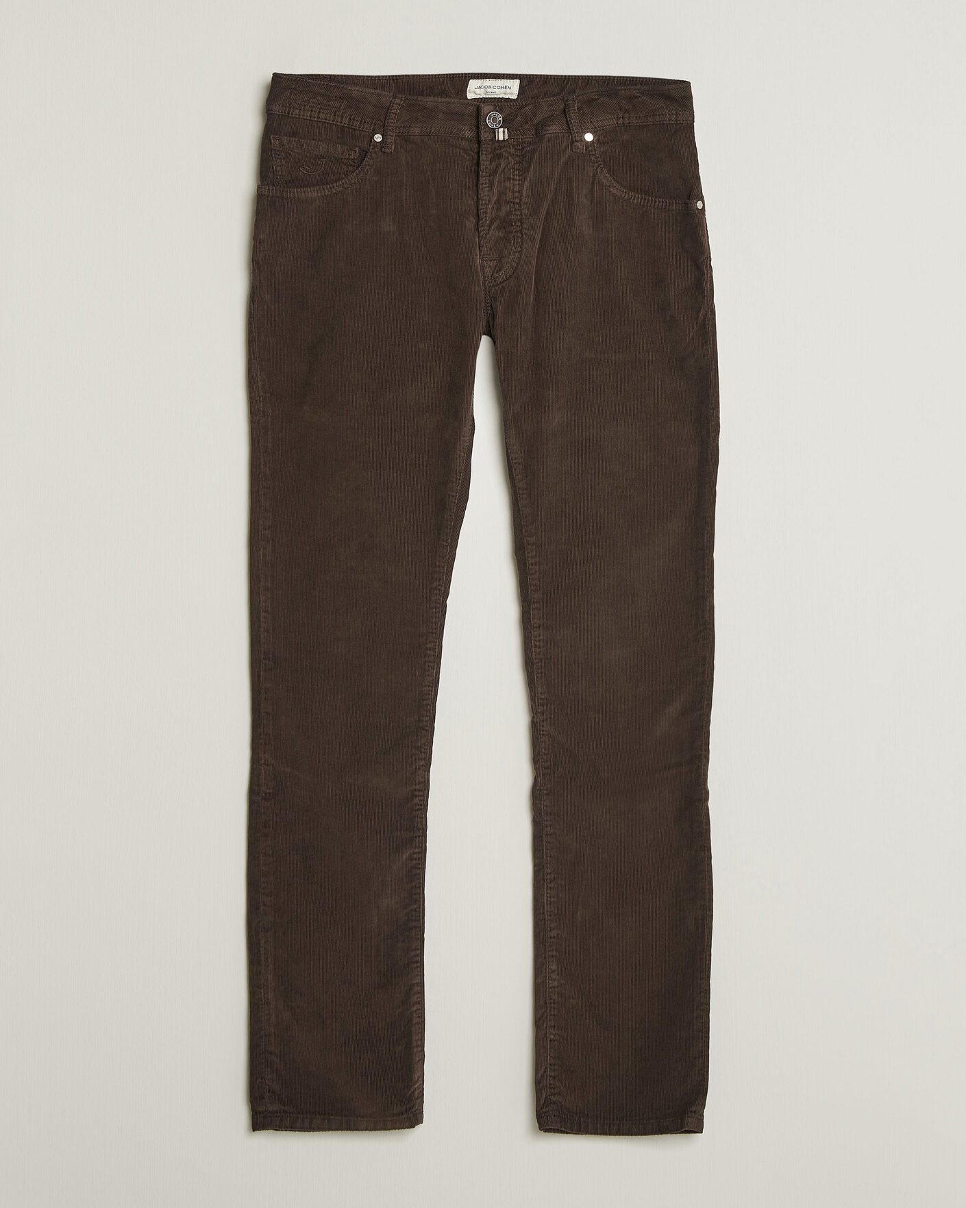 Mies | Housut | Jacob Cohën | Nick Slim Fit Cotton Trousers Brown