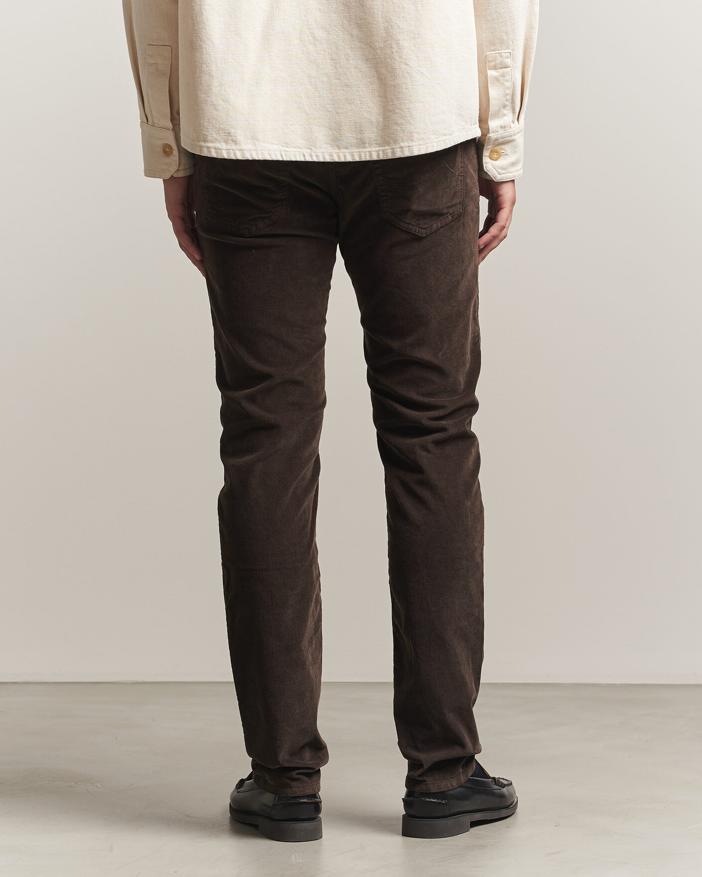 Mies | Housut | Jacob Cohën | Nick Slim Fit Cotton Trousers Brown
