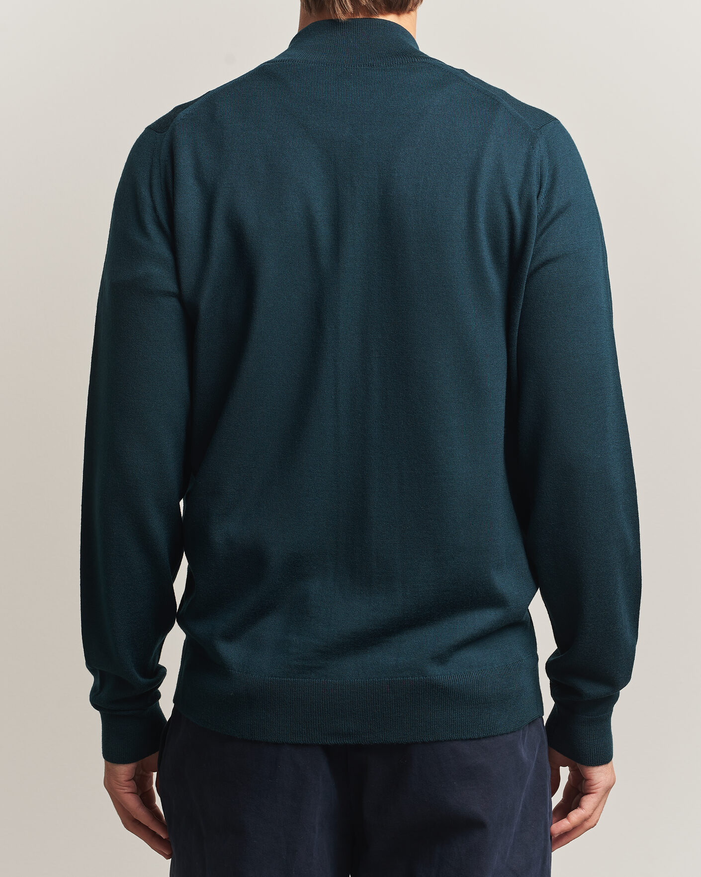 Mies | Puserot | John Smedley | Claygate Extra Fine Merino Full Zip Richardson Green