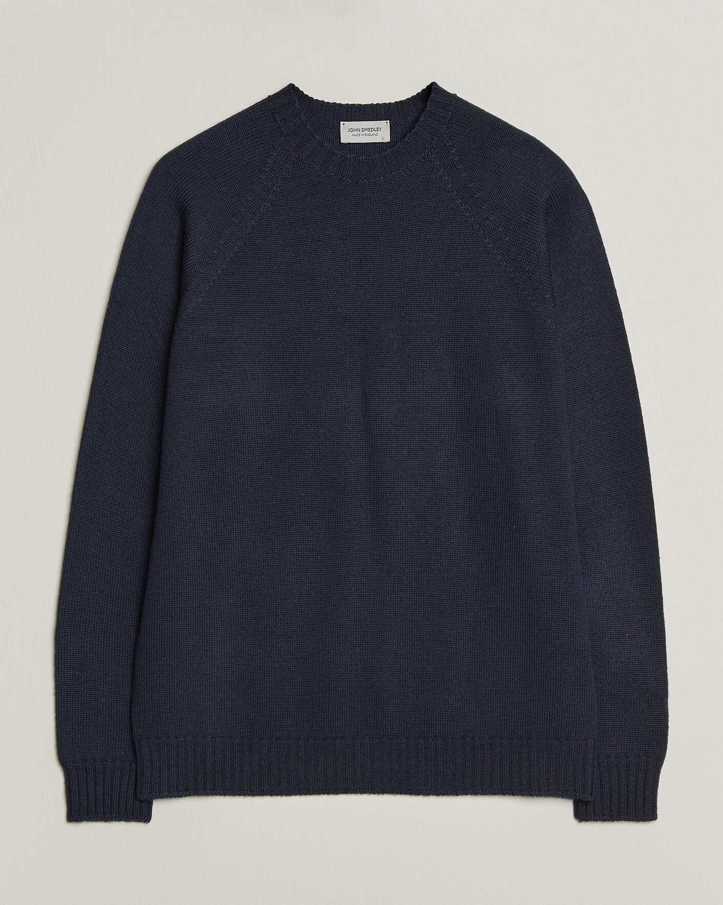 Mies | Puserot | John Smedley | Denver Extra Fine Merino Crew Neck Midnight