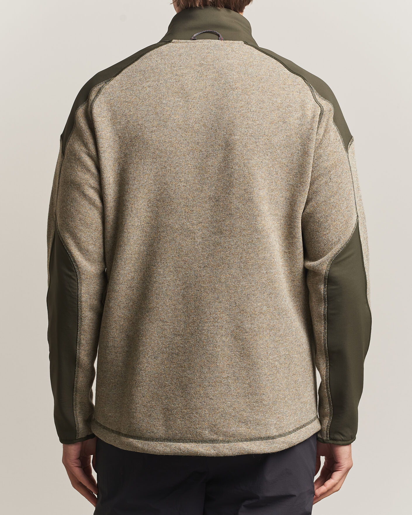 Mies | Puserot | Klättermusen | Balderus Wool Fleece Hood Jacket Rosin Green