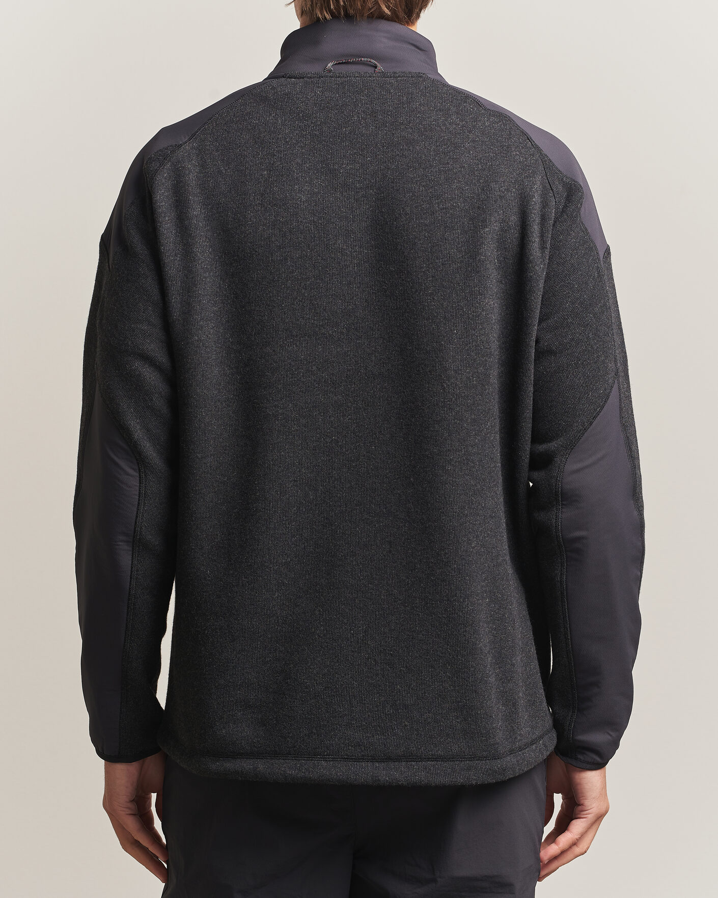 Mies | Puserot | Klättermusen | Balderus Wool Fleece Hood Jacket Black