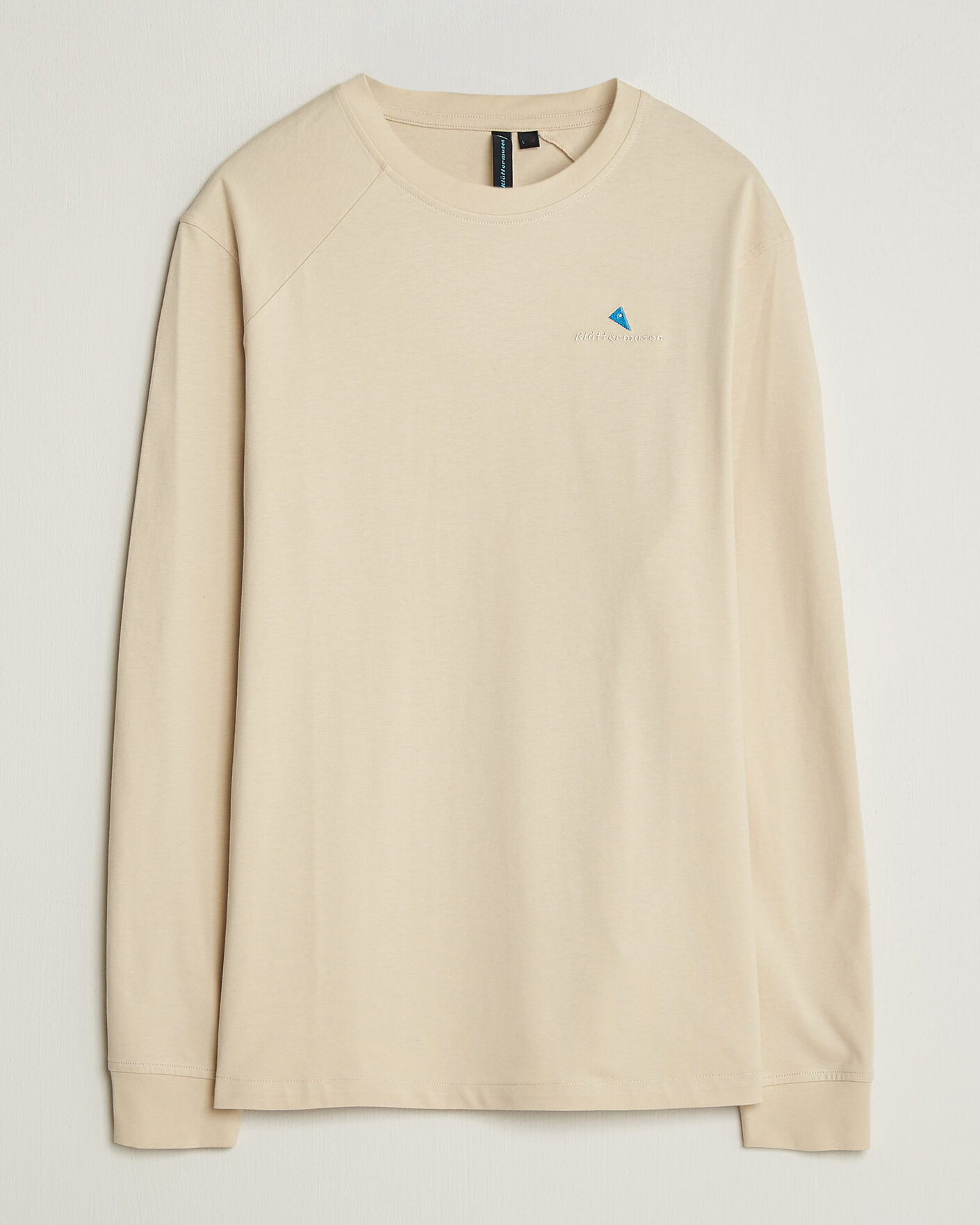 Mies | T-paidat | Klättermusen | Root Long Sleeve Logo T-Shirt Clay